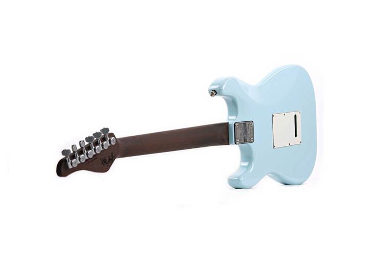 Schecter USA Nick Johnston Atomic Ice Nitro Flame Top Blue Schecter USA Nick Johnston Atomic Ice Nitro Flame Top Blue