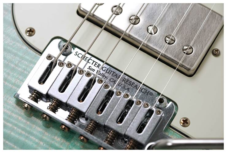 Schecter USA Nick Johnston Atomic Ice Nitro Flame Top Blue Schecter USA Nick Johnston Atomic Ice Nitro Flame Top Blue