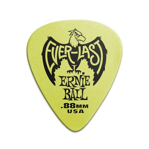Ernie Ball Everlast Green 0.88mm 12 Pack Plectrums Ernie Ball Everlast Green 0.88mm 12 Pack Plectrums