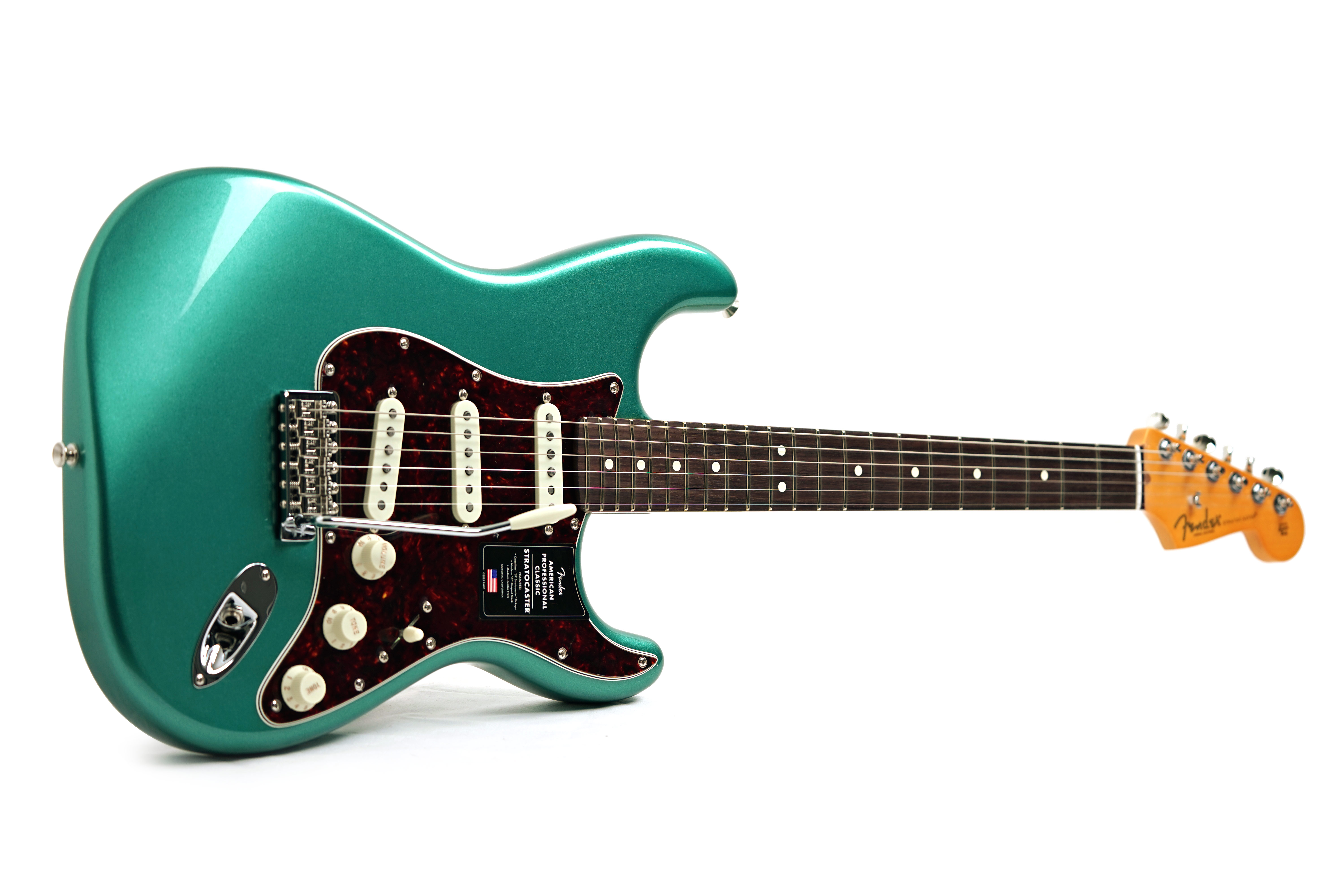 Fender American Professional Classic Stratocaster Faded Sherwood Green Metallic Rosewood Fingerboard #US25109454