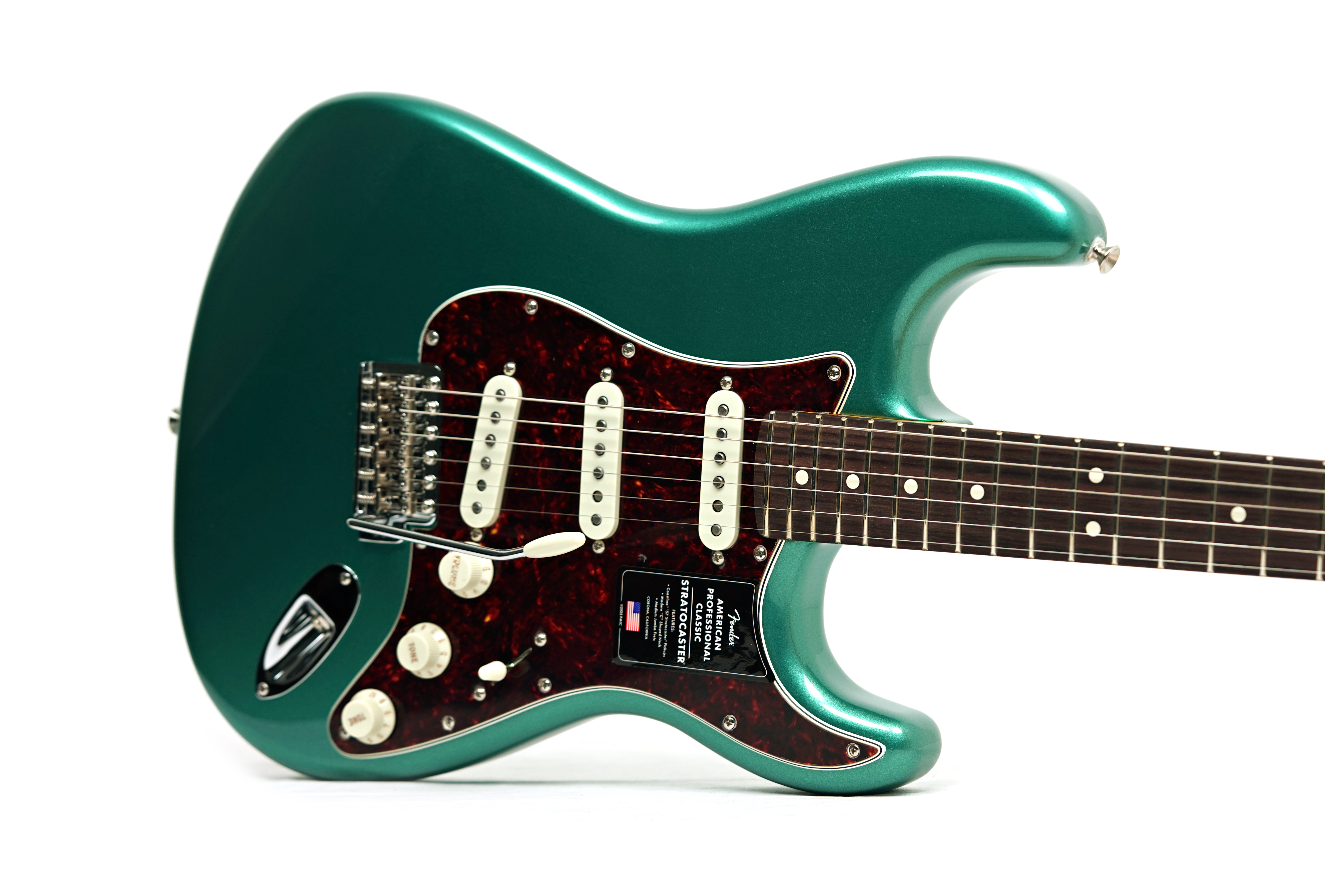 Fender American Professional Classic Stratocaster Faded Sherwood Green Metallic Rosewood Fingerboard #US25109454