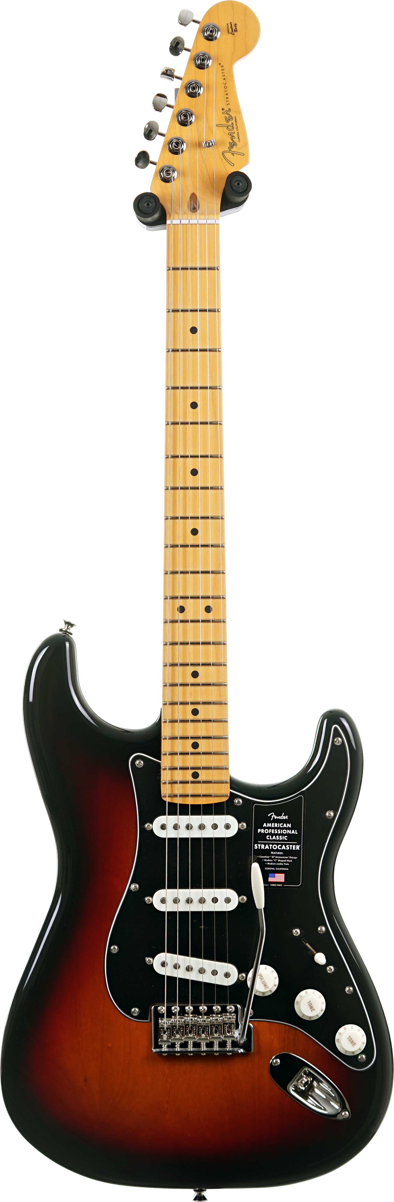 Fender American Professional Classic Stratocaster 3 Colour Sunburst Maple Fingerboard #US25063860