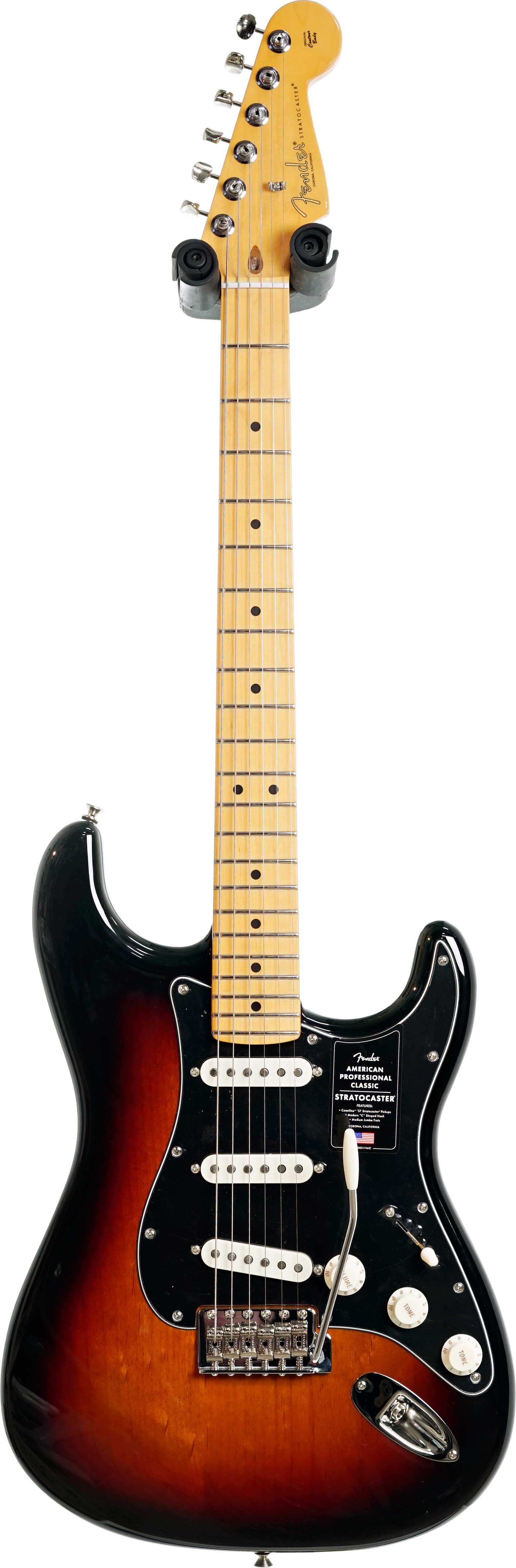 Fender American Professional Classic Stratocaster 3-Colour Sunburst Maple Fingerboard #US25064794