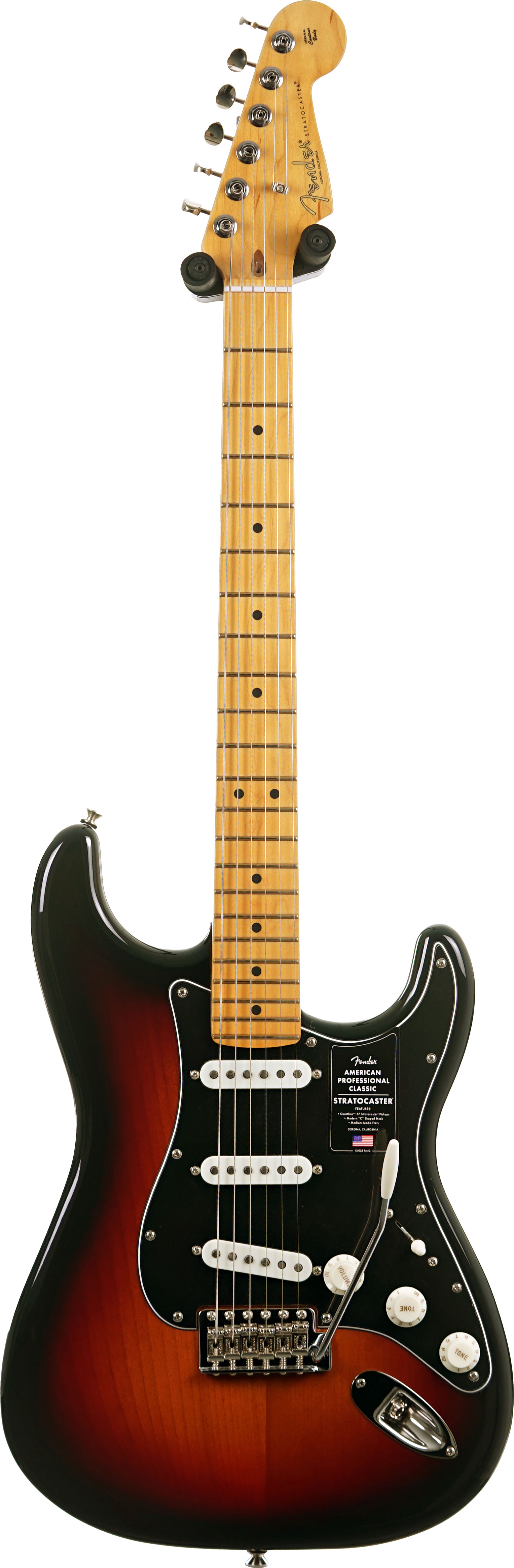 Fender American Professional Classic Stratocaster 3-Colour Sunburst Maple Fingerboard #US25099711
