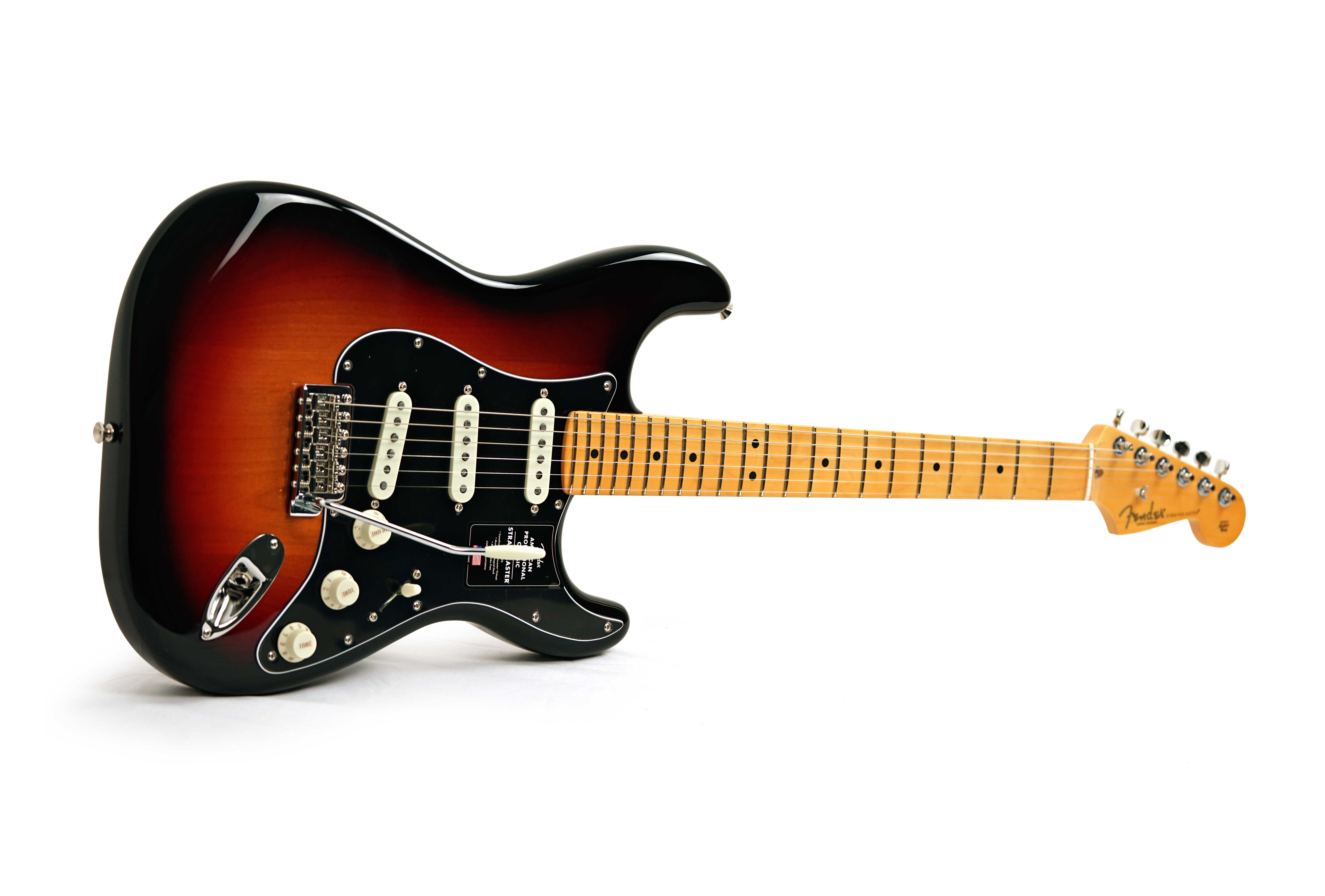 Fender American Professional Classic Stratocaster 3 Colour Sunburst Maple Fingerboard #US25094948