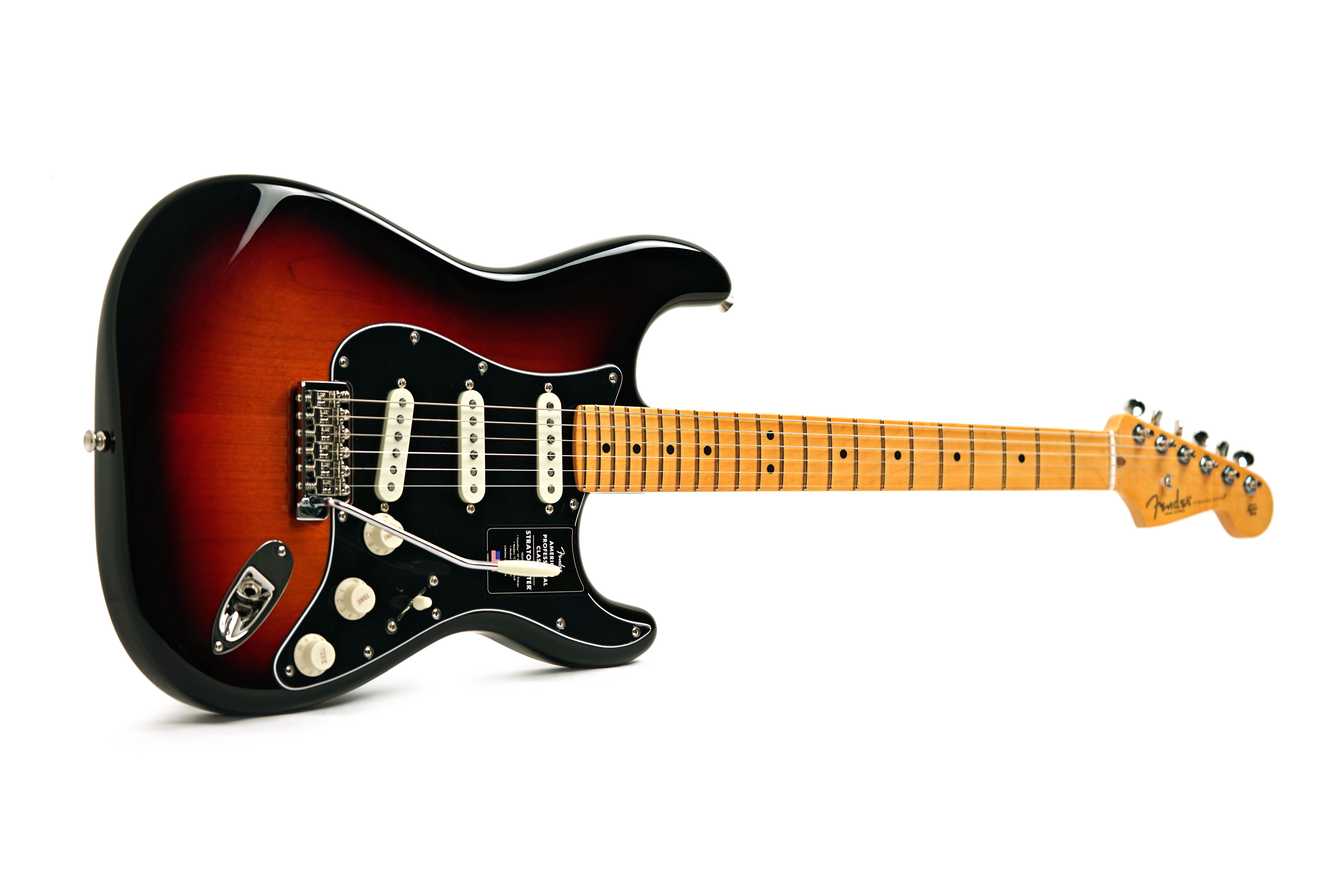 Fender American Professional Classic Stratocaster 3-Colour Sunburst Maple Fingerboard #US25110286