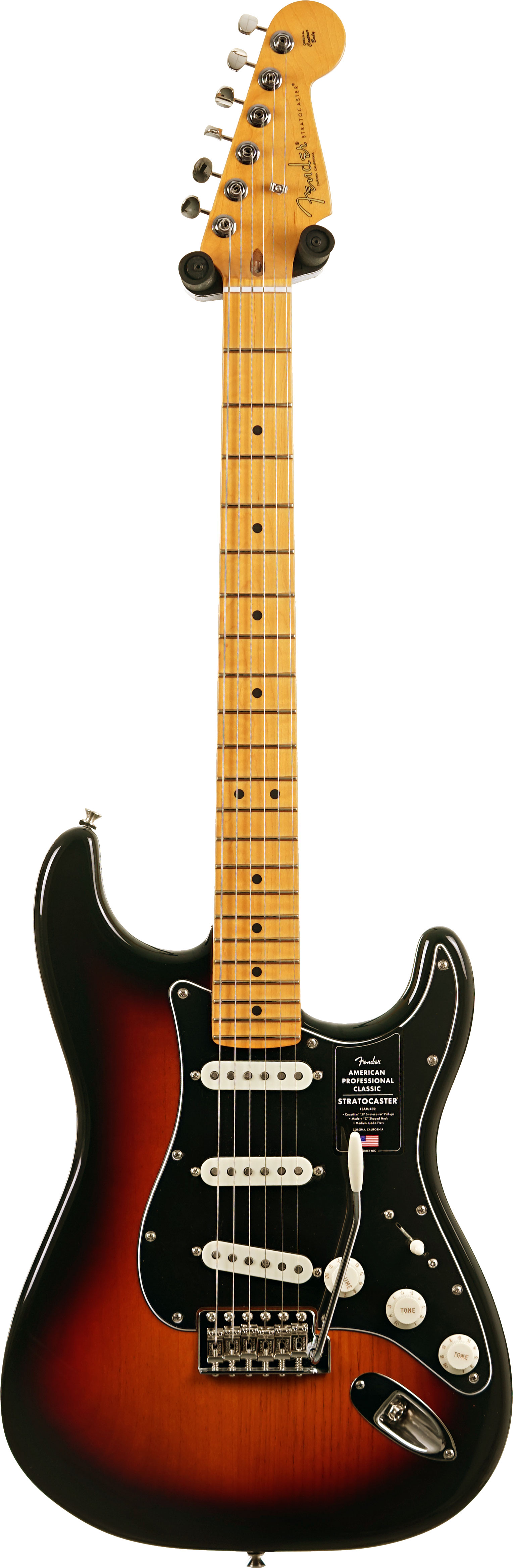 Fender American Professional Classic Stratocaster 3-Colour Sunburst Maple Fingerboard #US25097296