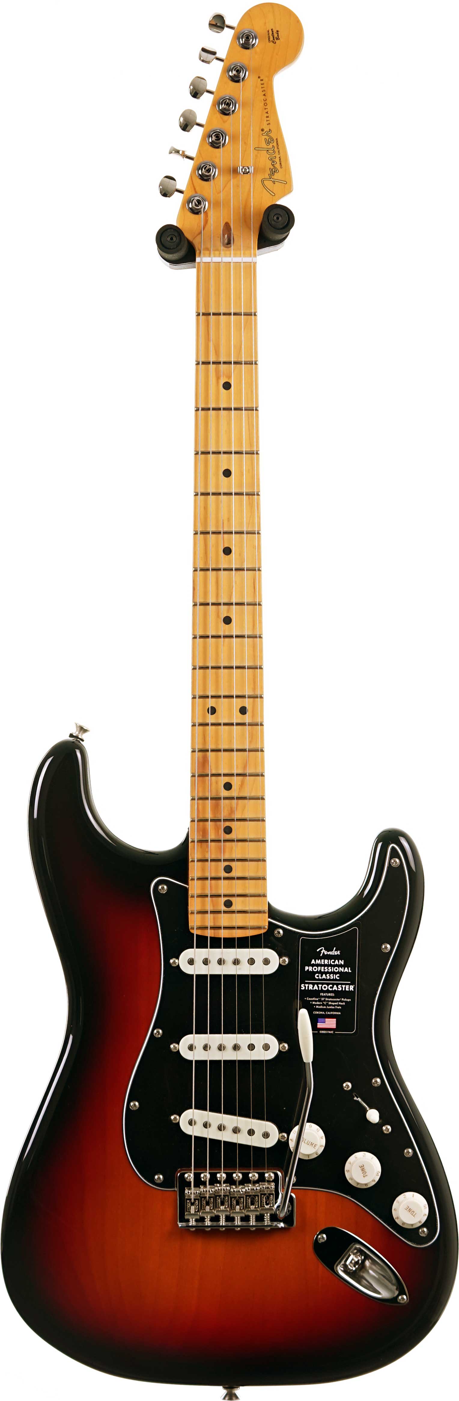 Fender American Professional Classic Stratocaster 3-Colour Sunburst Maple Fingerboard #US25091832