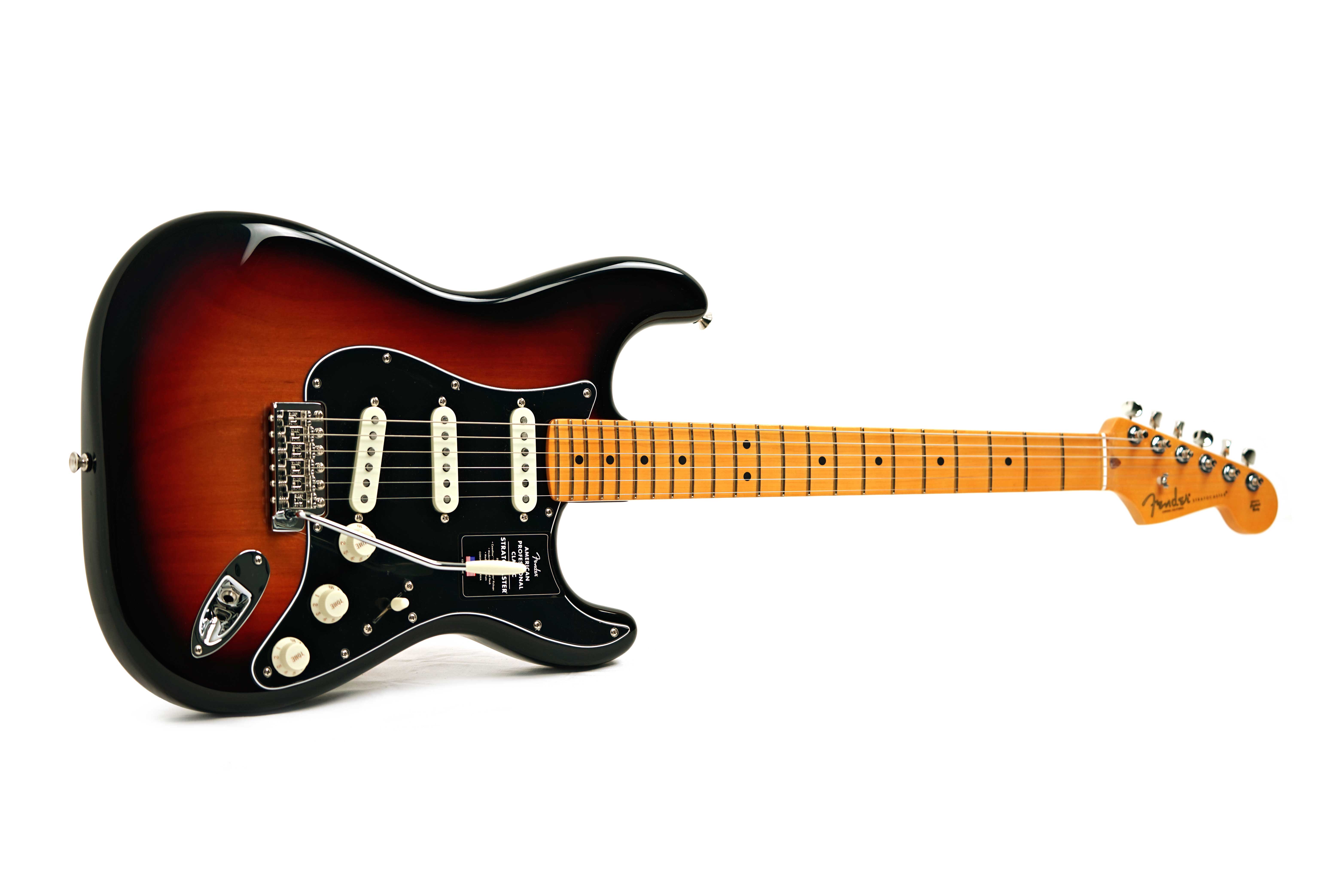 Fender American Professional Classic Stratocaster 3-Colour Sunburst Maple Fingerboard #US25114142