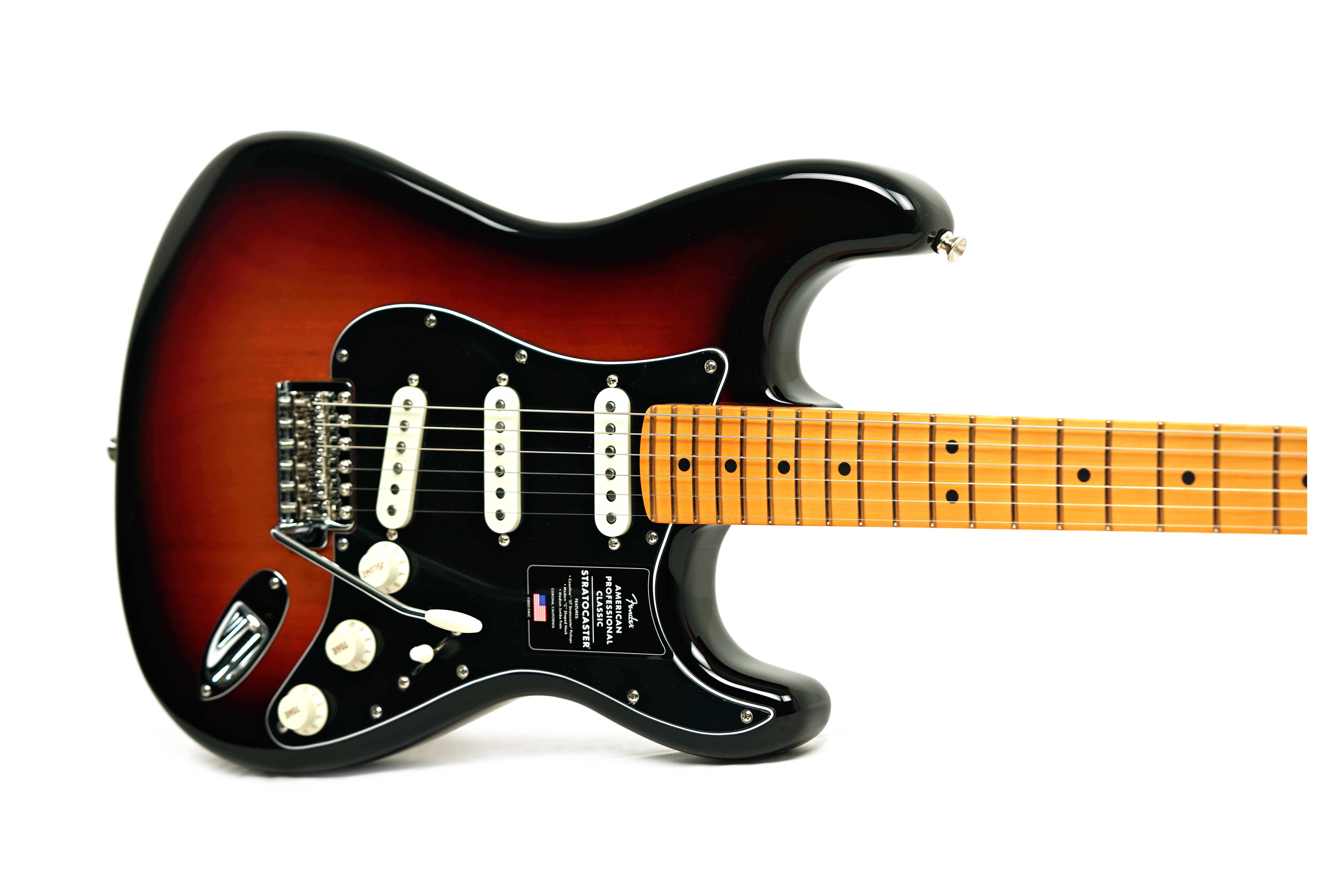 Fender American Professional Classic Stratocaster 3-Colour Sunburst Maple Fingerboard #US25114142