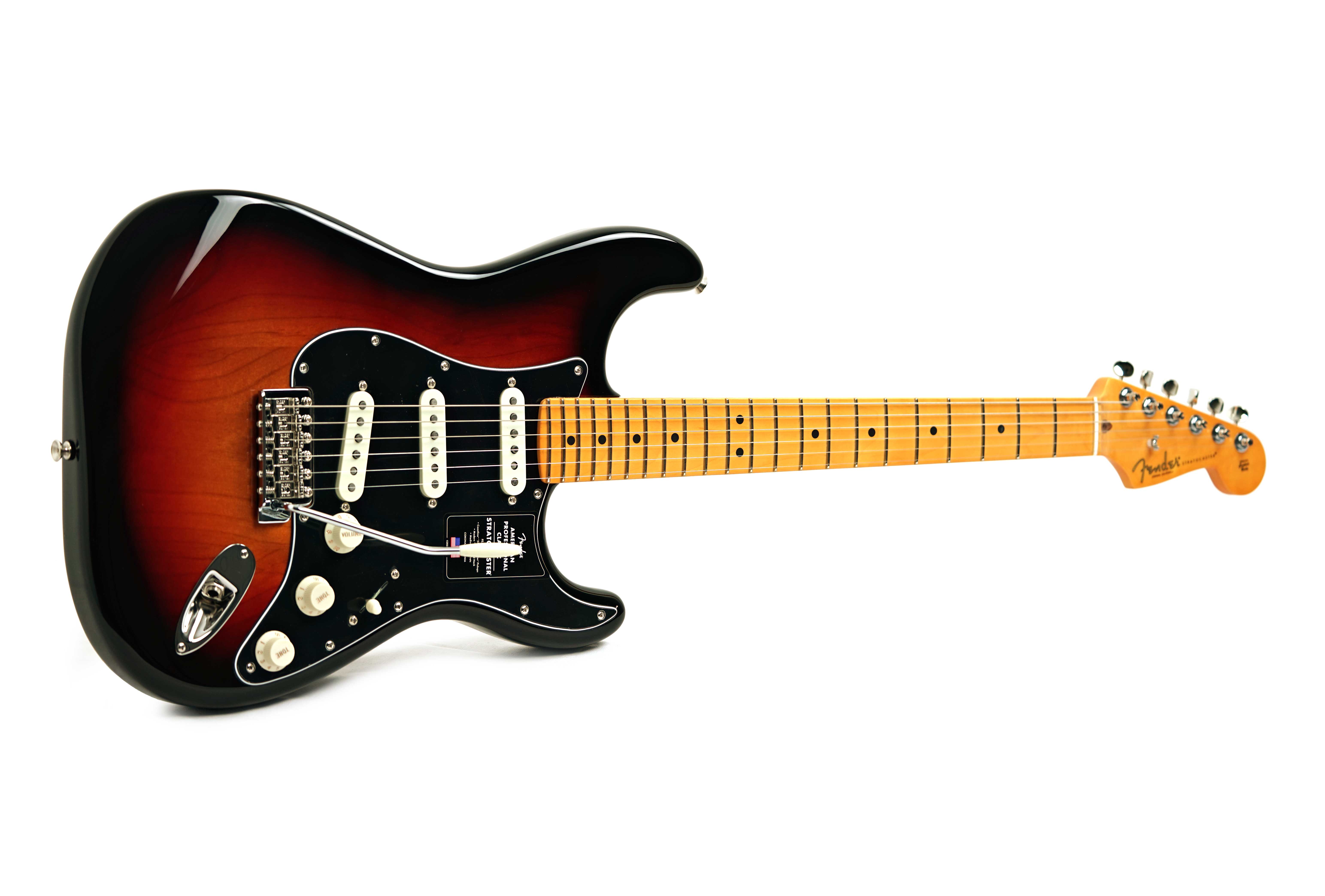 Fender American Professional Classic Stratocaster 3-Colour Sunburst Maple Fingerboard #US25111004