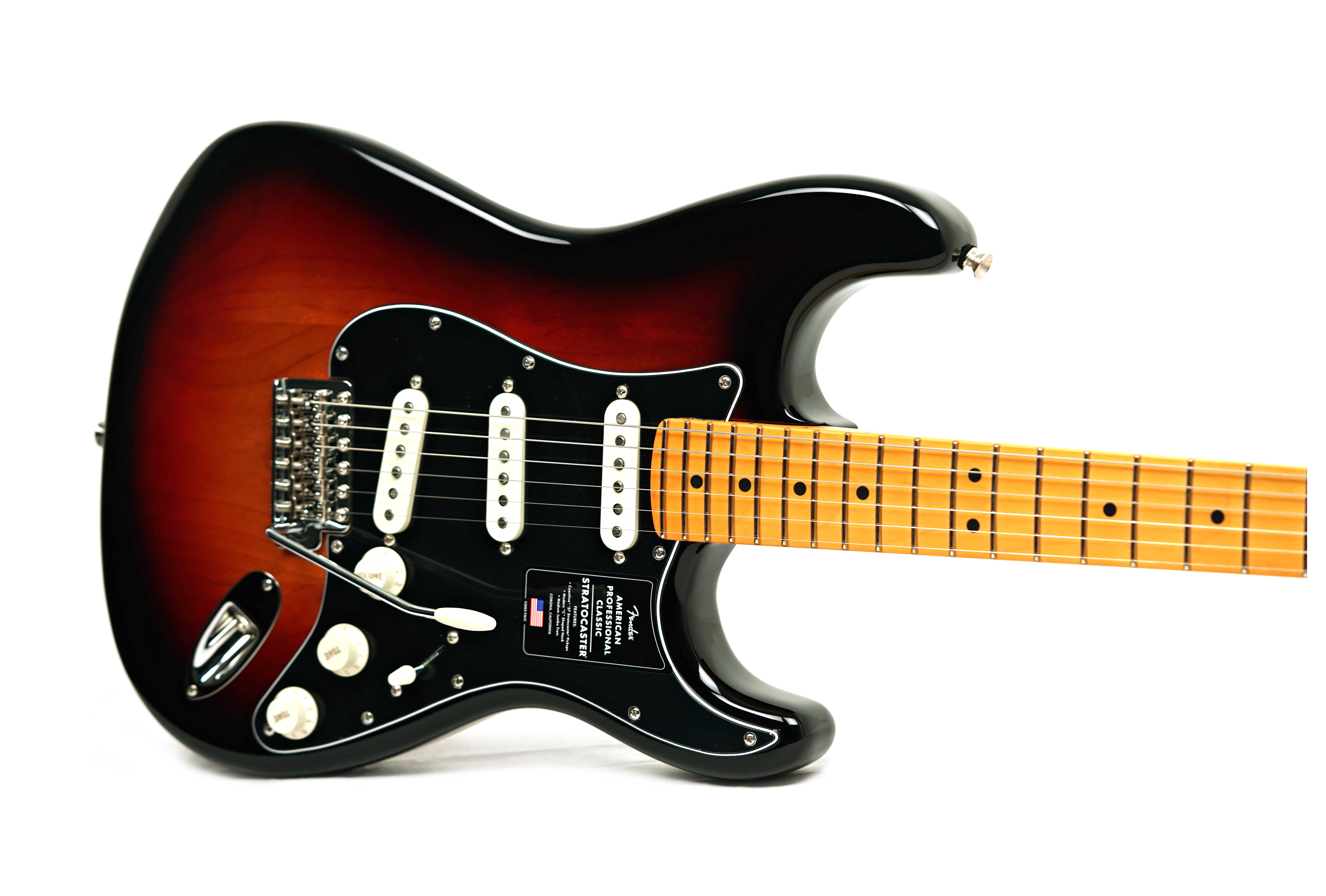 Fender American Professional Classic Stratocaster 3-Colour Sunburst Maple Fingerboard #US25111004