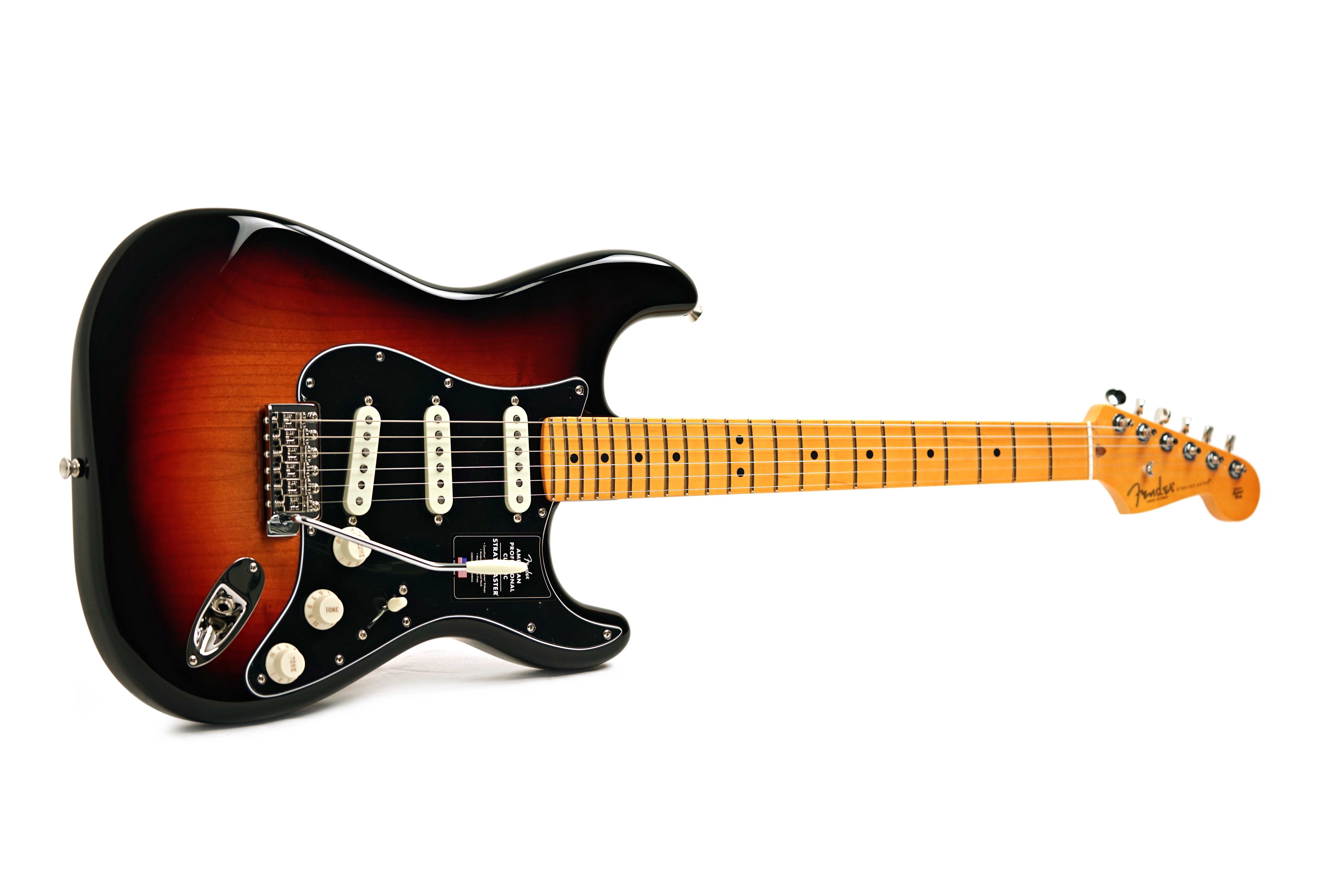 Fender American Professional Classic Stratocaster 3-Colour Sunburst Maple Fingerboard #US25110620