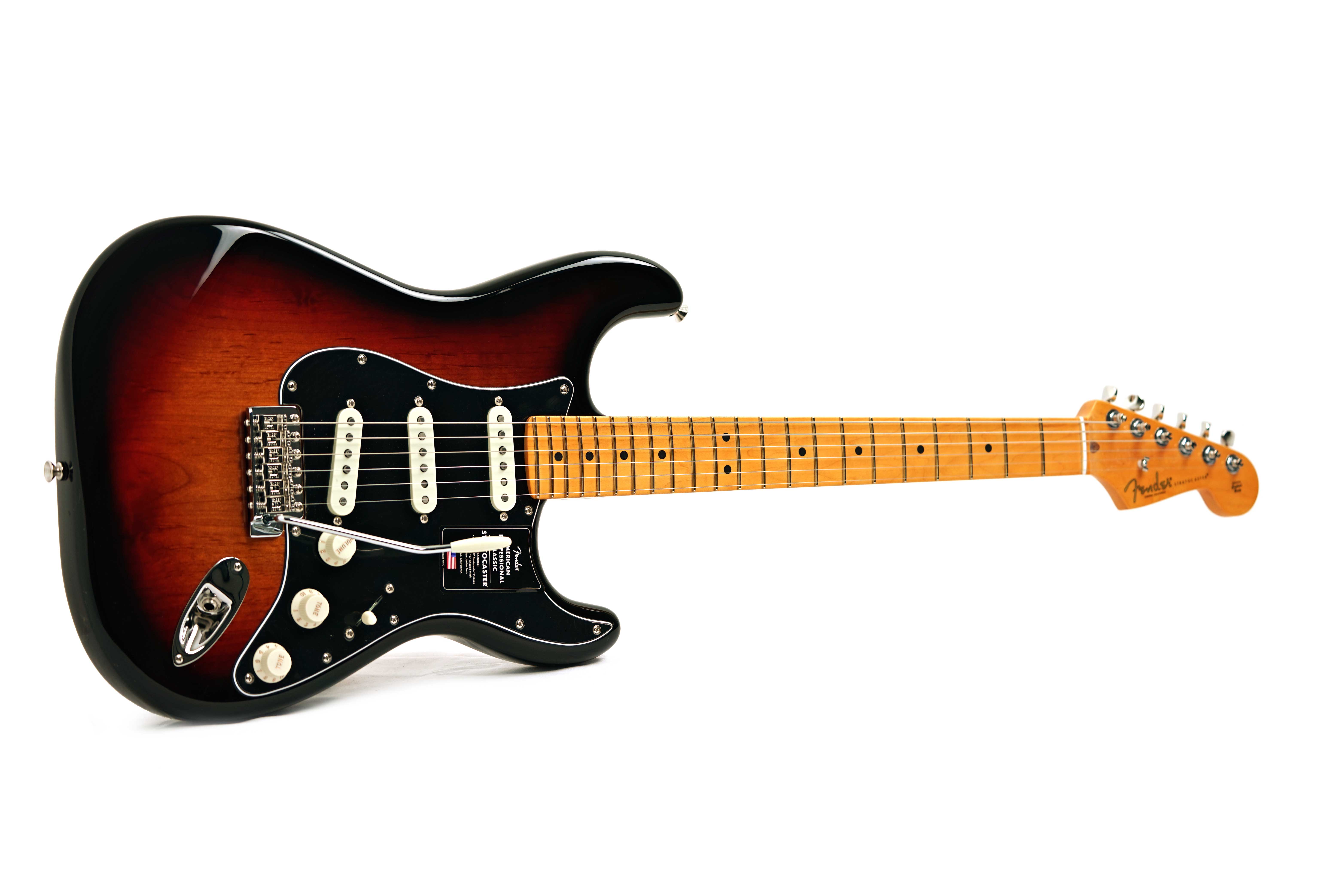Fender American Professional Classic Stratocaster 3-Colour Sunburst Maple Fingerboard #US25108670