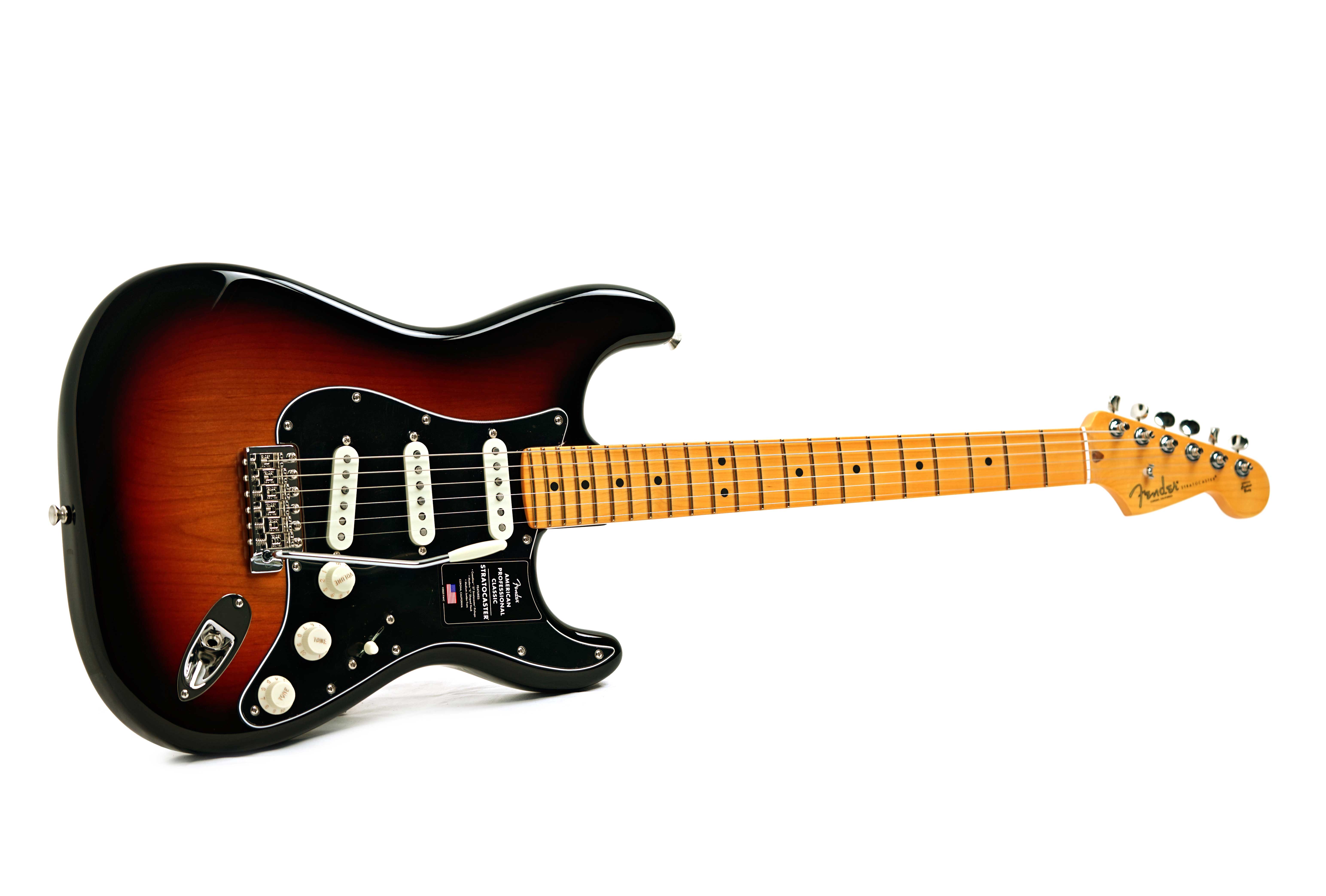 Fender American Professional Classic Stratocaster 3-Colour Sunburst Maple Fingerboard #US25107407