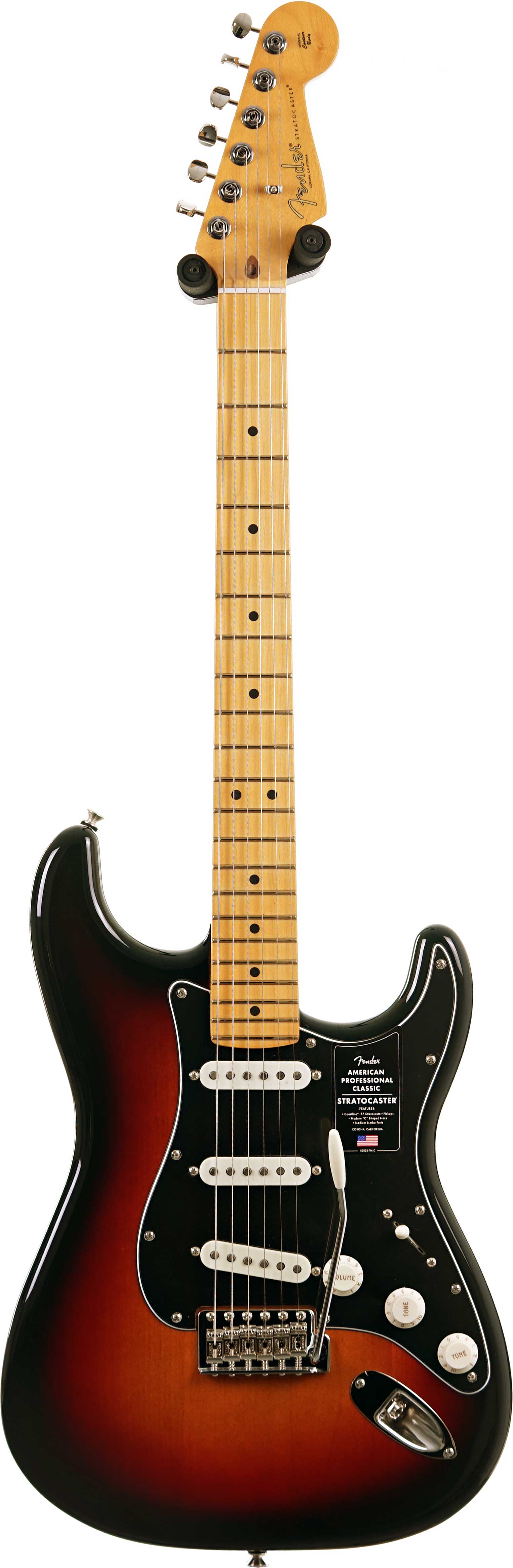 Fender American Professional Classic Stratocaster 3-Colour Sunburst Maple Fingerboard #US25104497