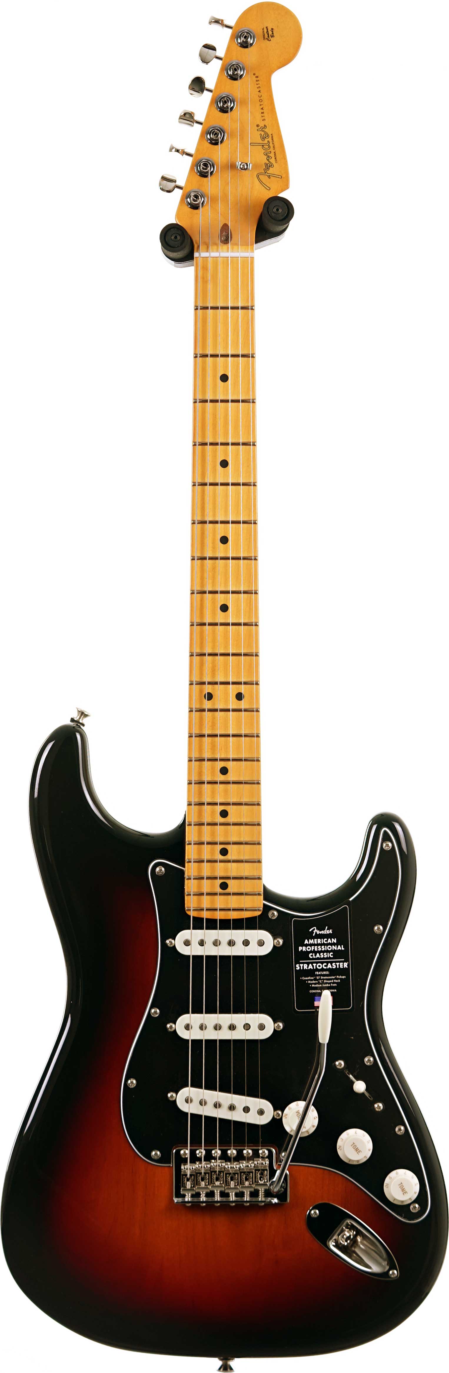 Fender American Professional Classic Stratocaster 3-Colour Sunburst Maple Fingerboard #US25104461