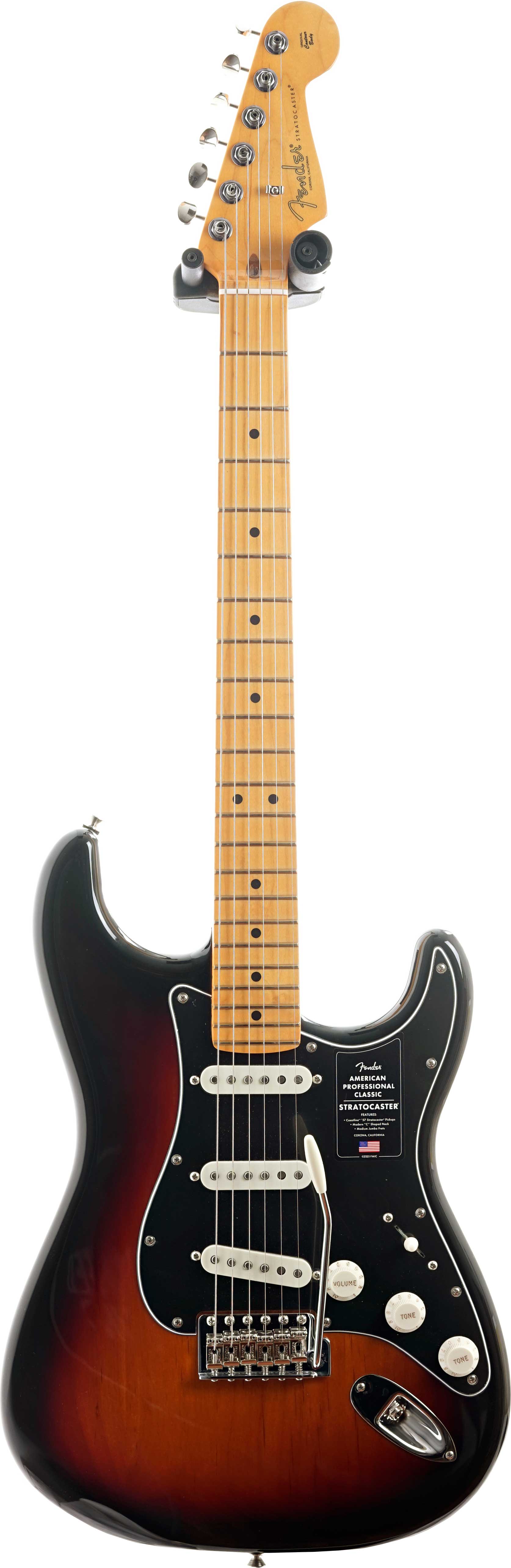 Fender American Professional Classic Stratocaster 3-Colour Sunburst Maple Fingerboard #US25104445