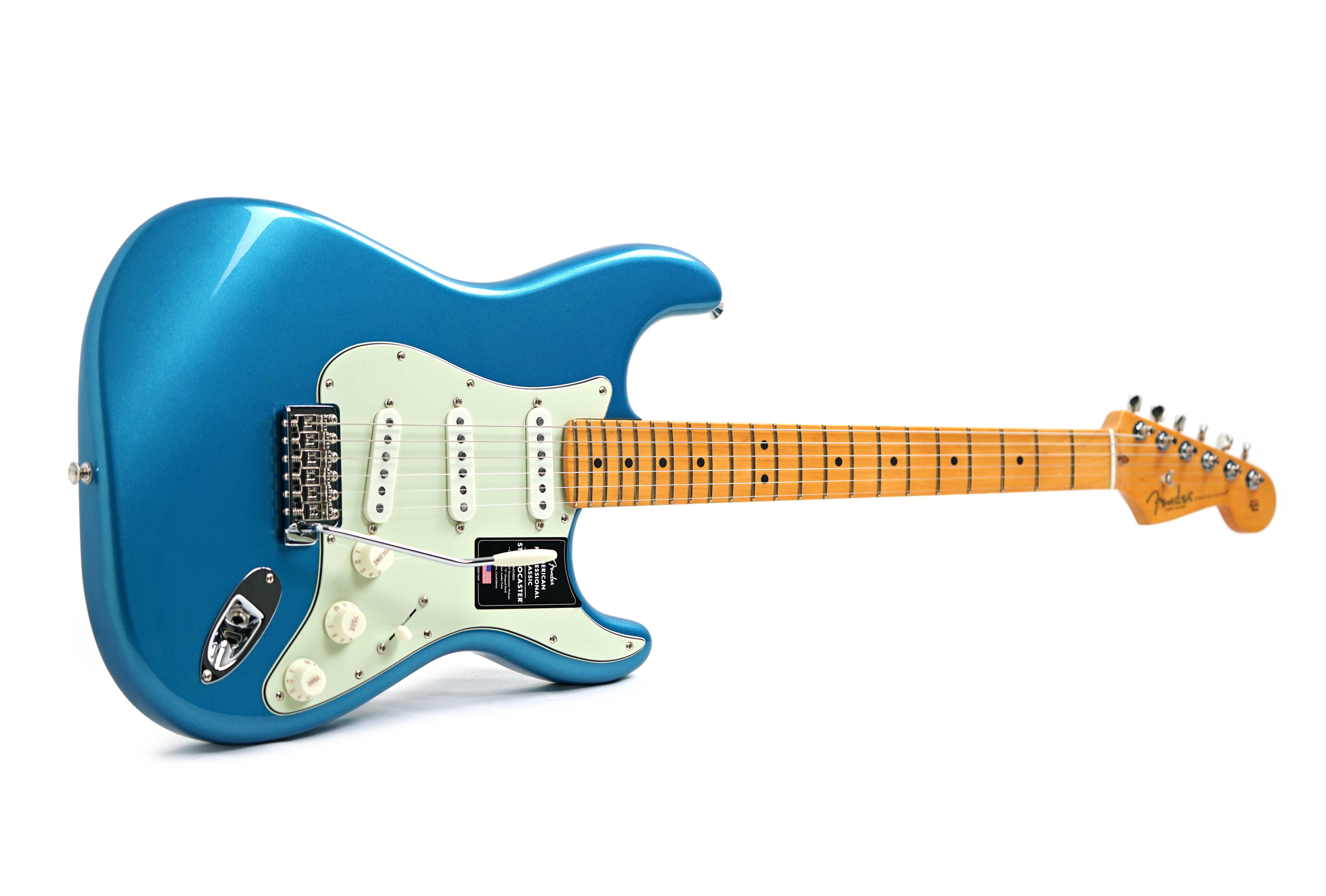 Fender American Professional Classic Stratocaster Faded Lake Placid Blue Maple Fingerboard #US25088258