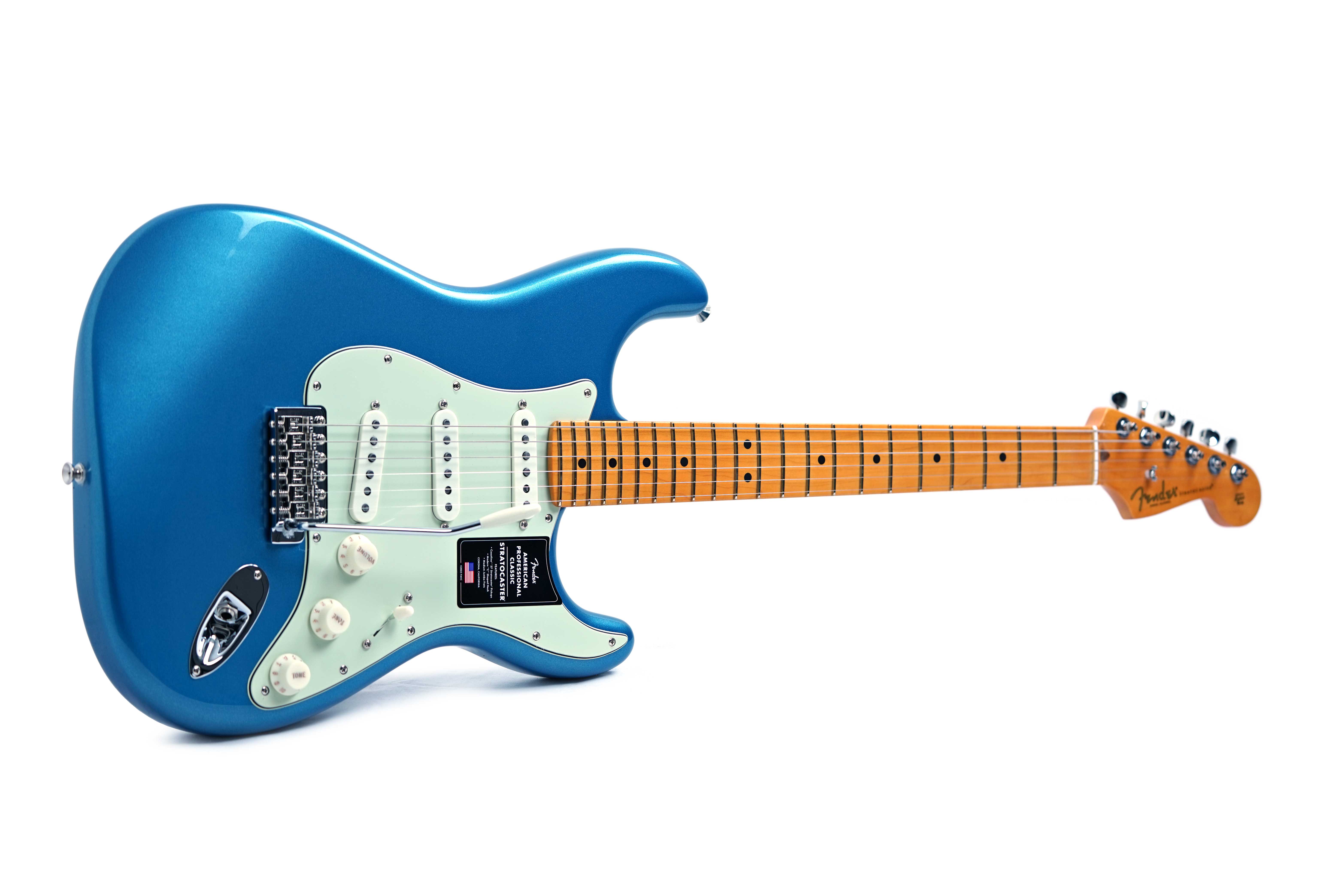 Fender American Professional Classic Stratocaster Faded Lake Placid Blue Maple Fingerboard #US25092209