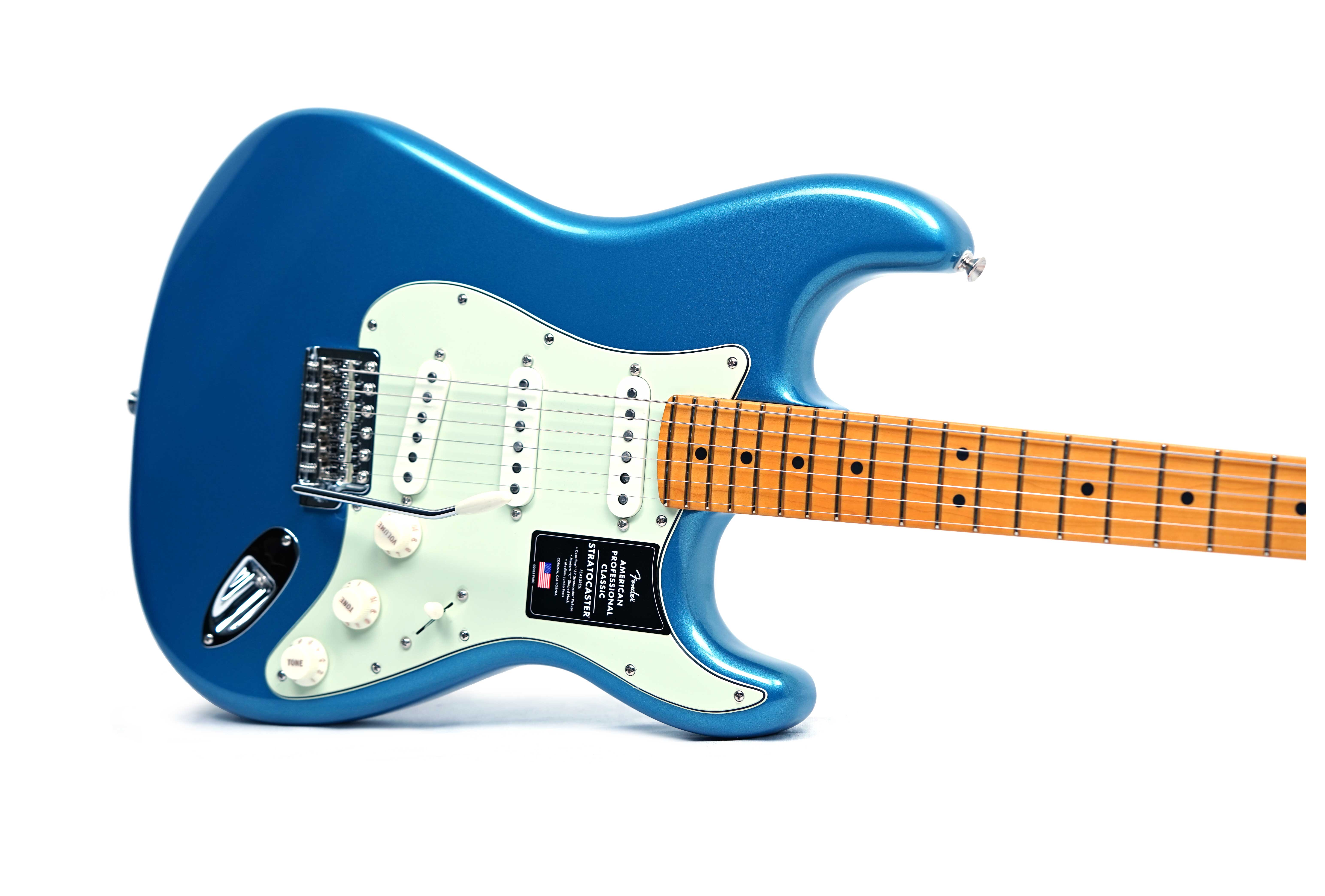 Fender American Professional Classic Stratocaster Faded Lake Placid Blue Maple Fingerboard #US25092209