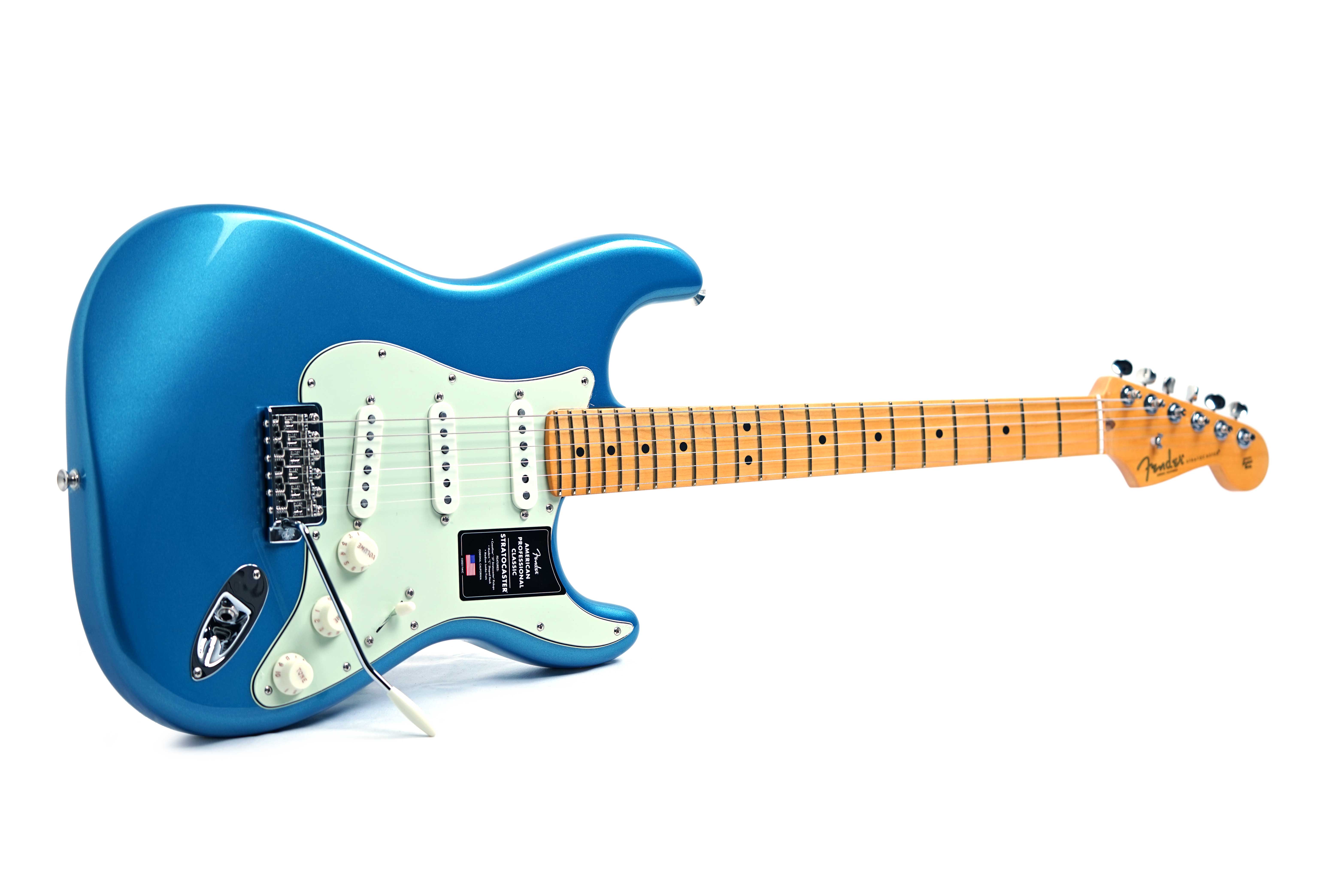 Fender American Professional Classic Stratocaster Faded Lake Placid Blue Maple Fingerboard #US25087747