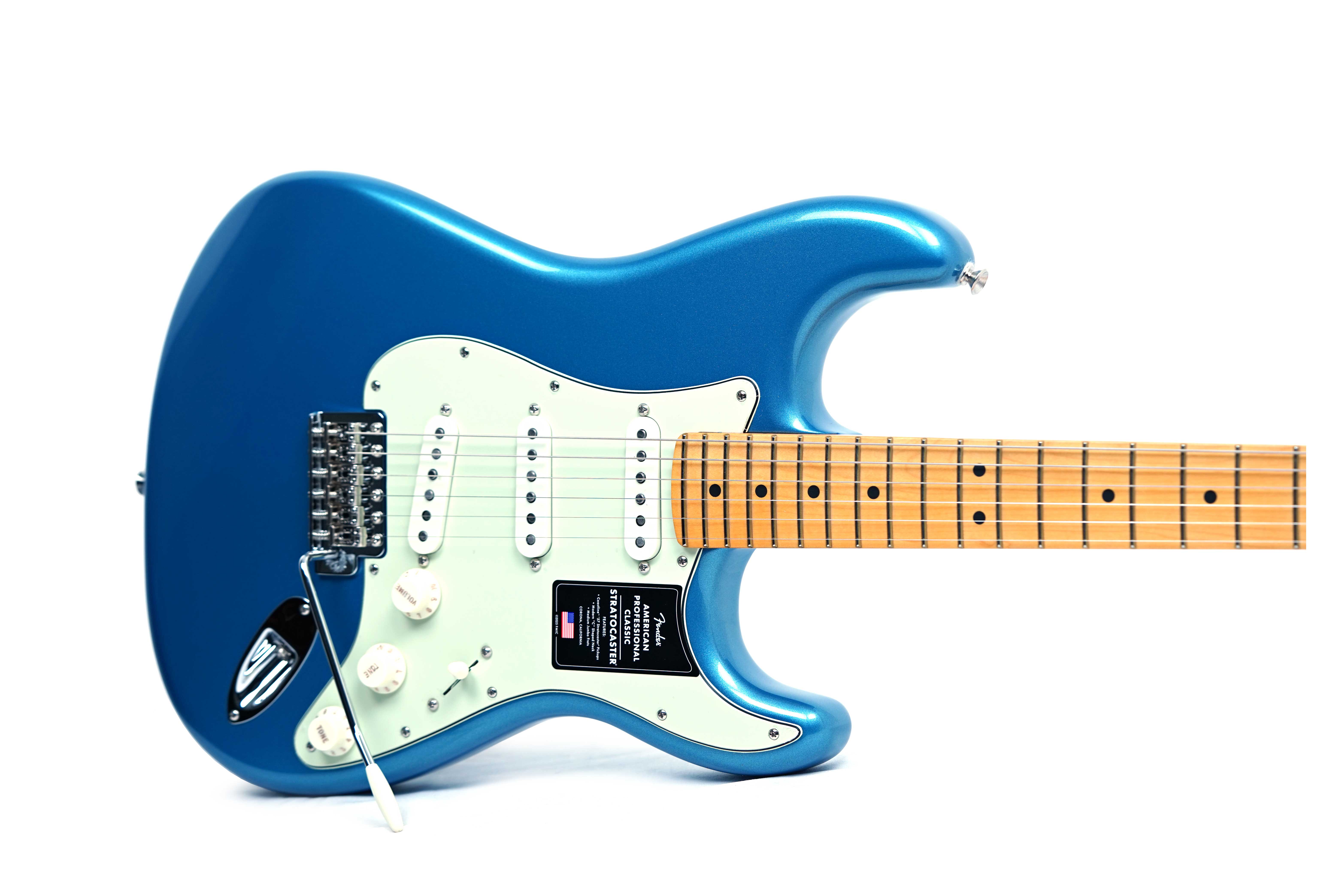 Fender American Professional Classic Stratocaster Faded Lake Placid Blue Maple Fingerboard #US25087747