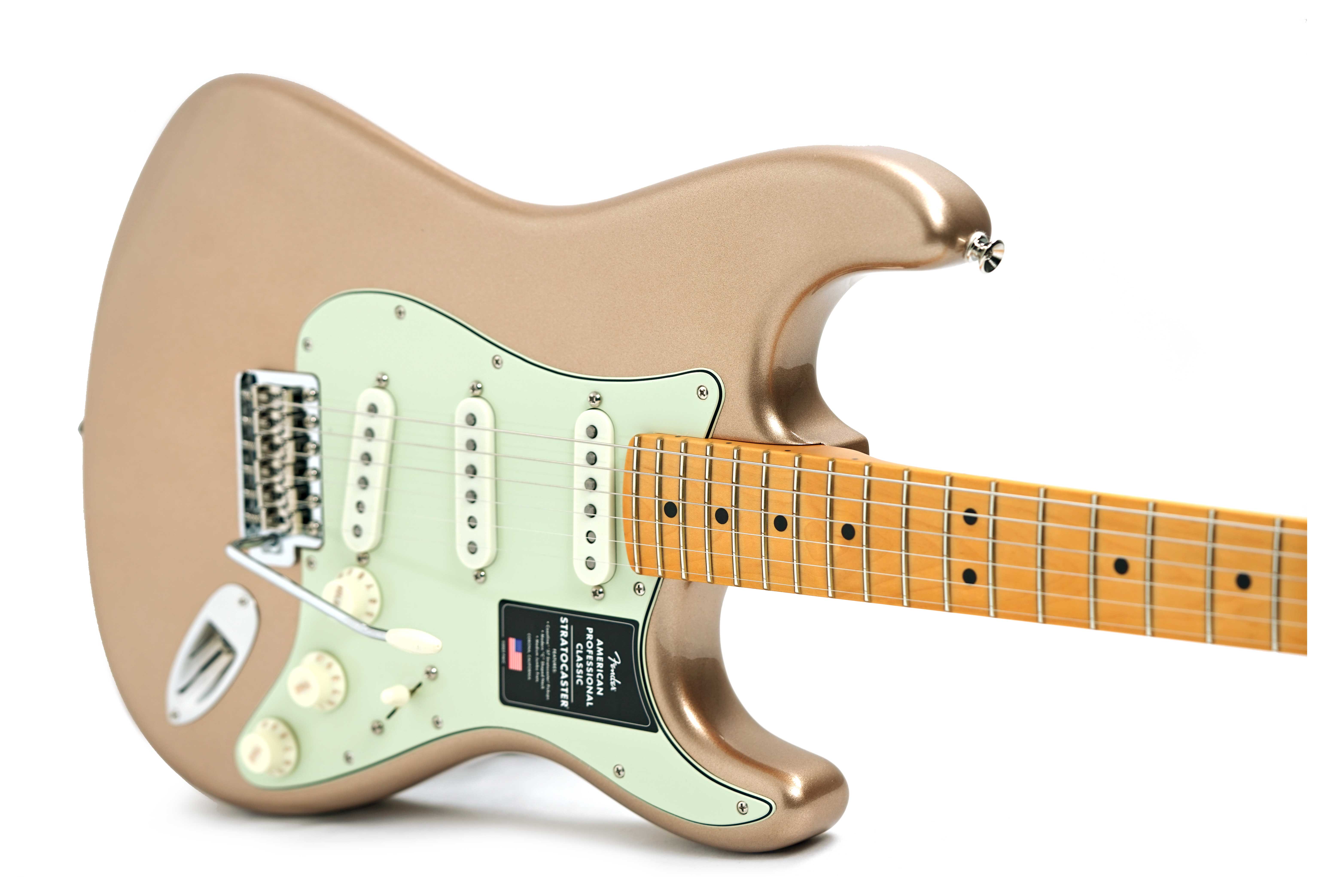 Fender American Professional Classic Stratocaster Faded Firemist Gold Maple Fingerboard #US25054823
