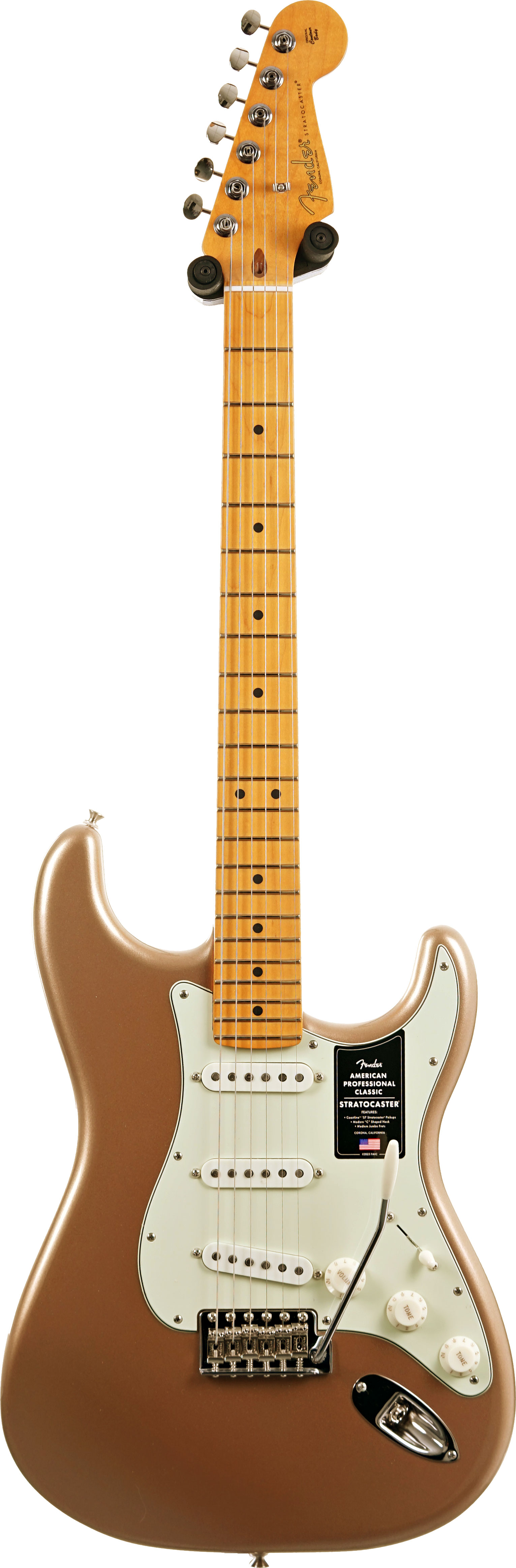 Fender American Professional Classic Stratocaster Faded Firemist Gold Maple Fingerboard #US25092261