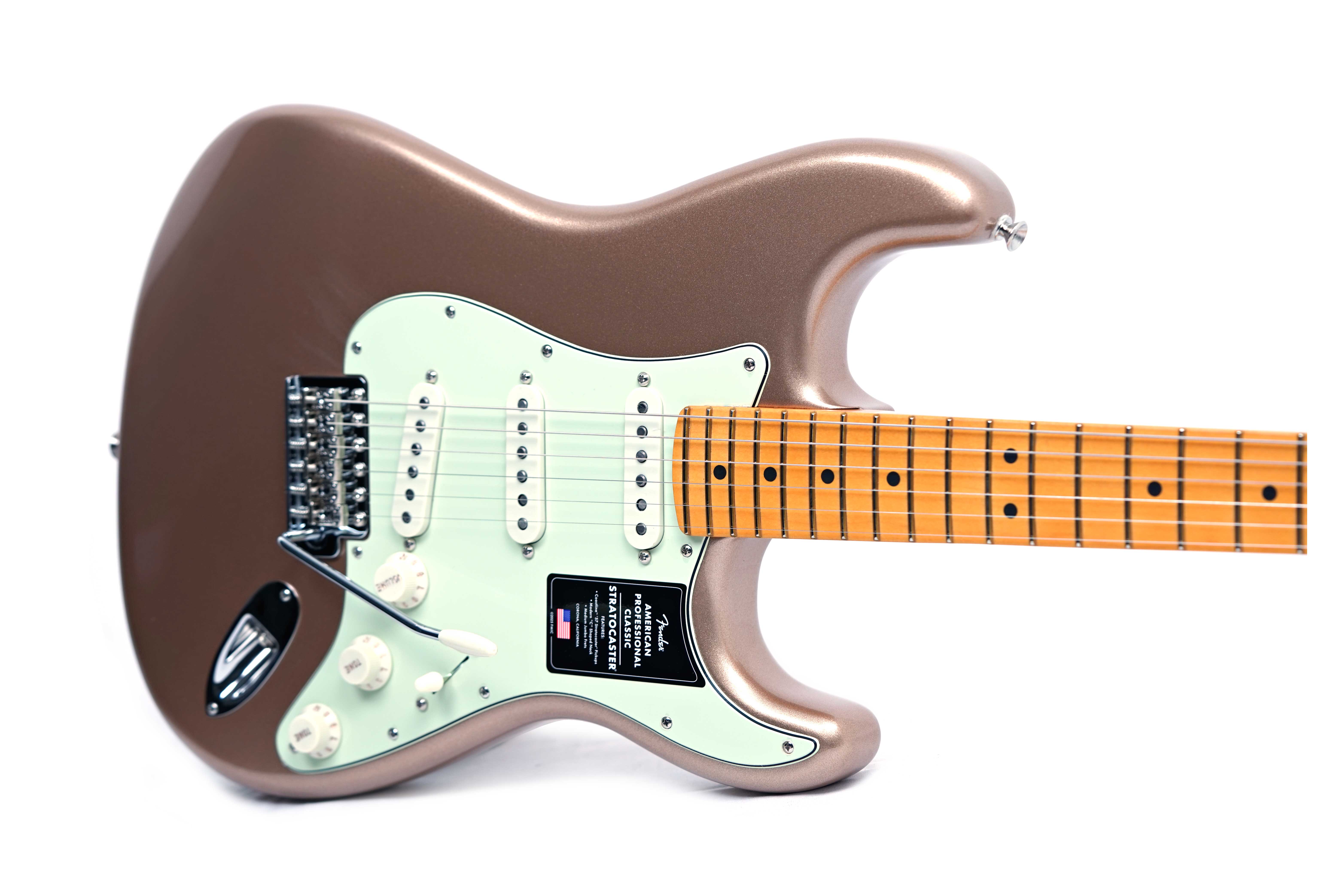 Fender American Professional Classic Stratocaster Faded Firemist Gold Maple Fingerboard #US25108441