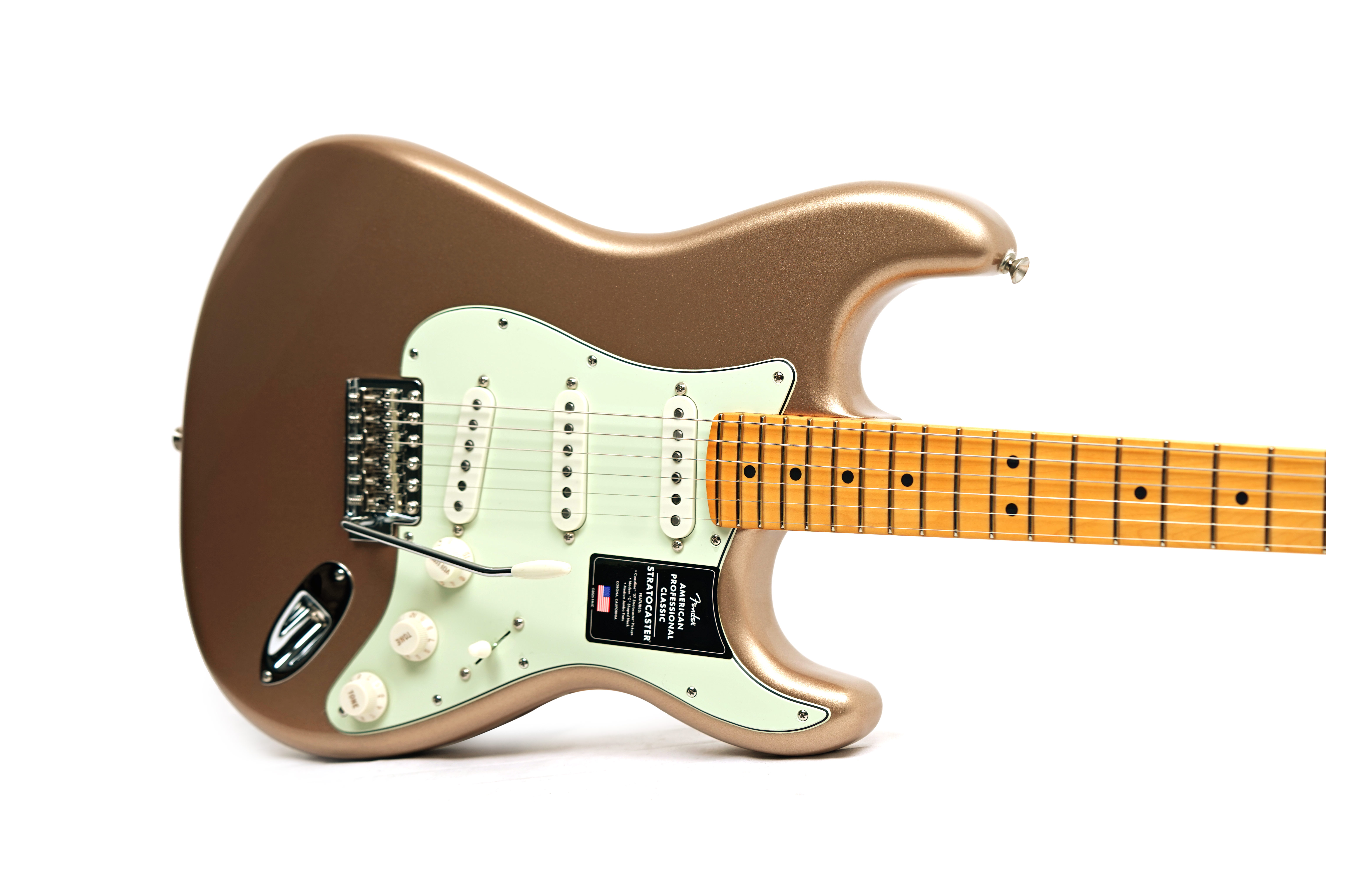 Fender American Professional Classic Stratocaster Faded Firemist Gold Maple Fingerboard #US25108695