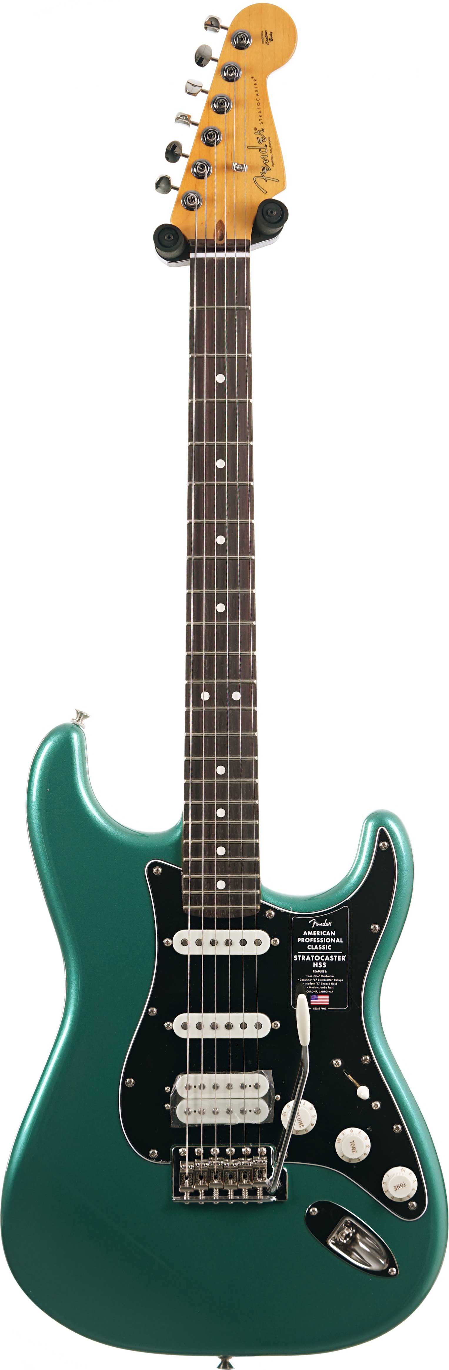 Fender American Professional Classic Stratocaster HSS Faded Sherwood Green Rosewood Fingerboard #US25097985
