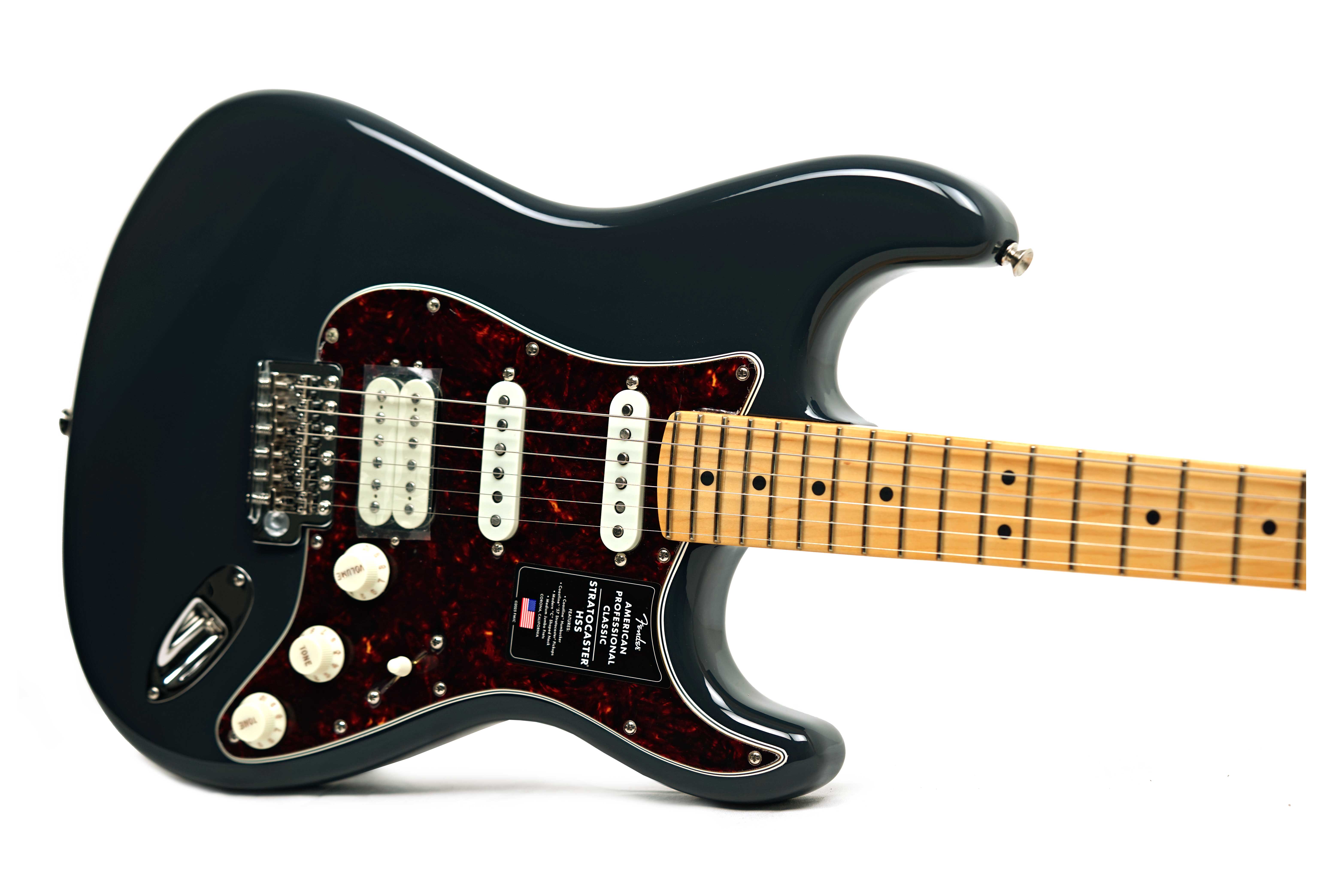 Fender American Professional Classic Stratocaster HSS Faded Black Maple Fingerboard (Ex-Demo) #US25051923