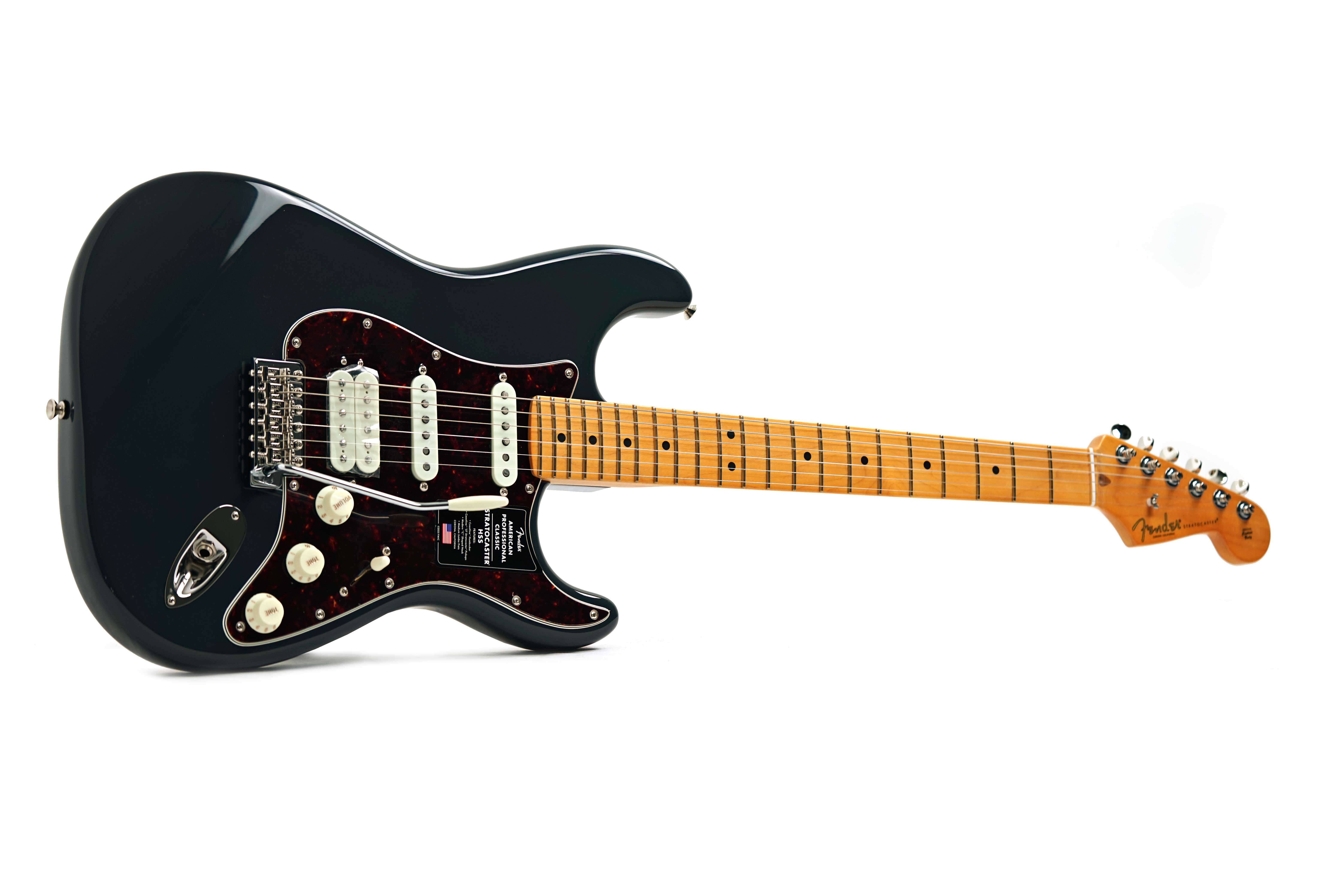 Fender American Professional Classic Stratocaster HSS Faded Black Maple Fingerboard (Ex-Demo) #US25091031