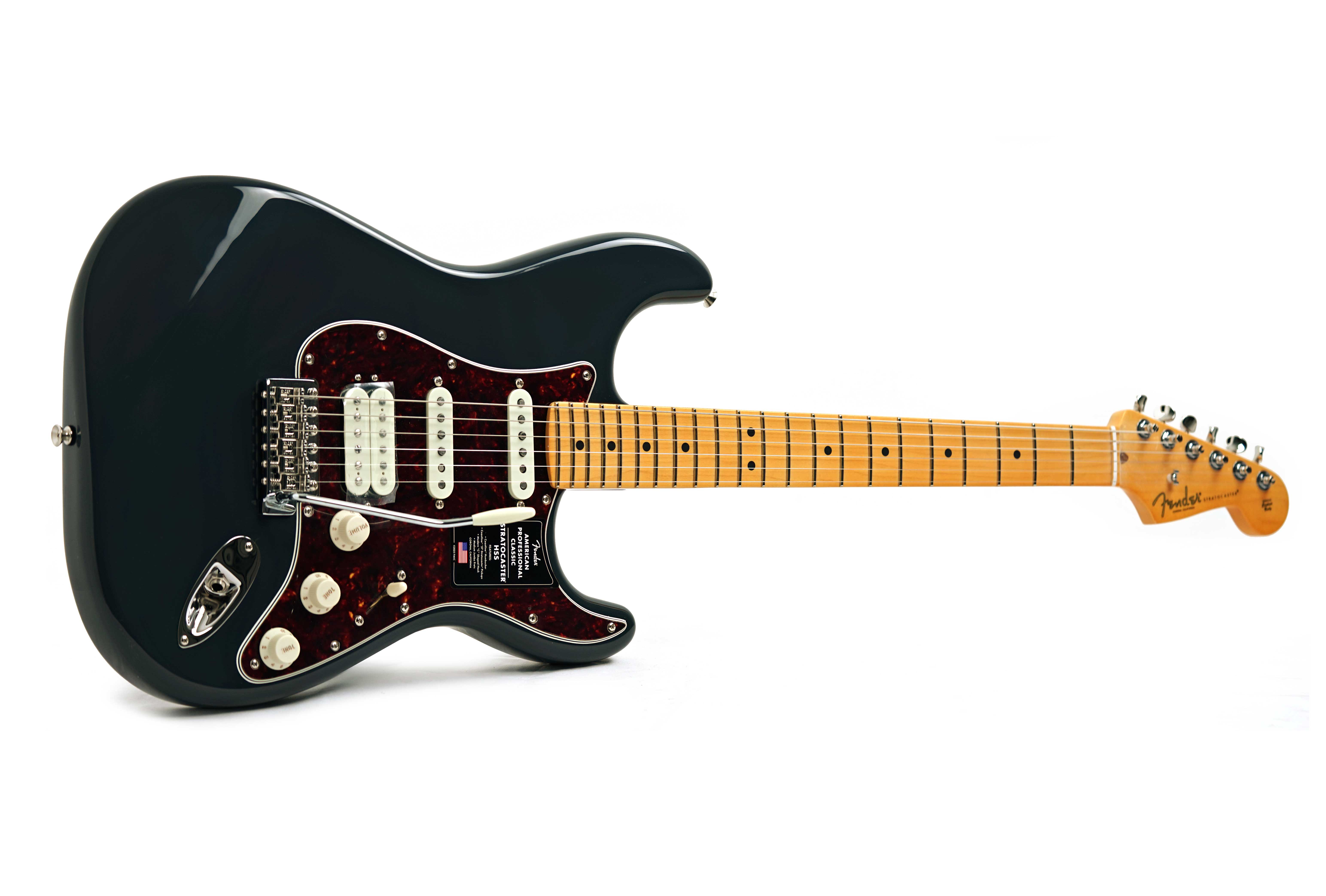 Fender American Professional Classic Stratocaster HSS Faded Black Maple Fingerboard (Ex-Demo) #US25111705