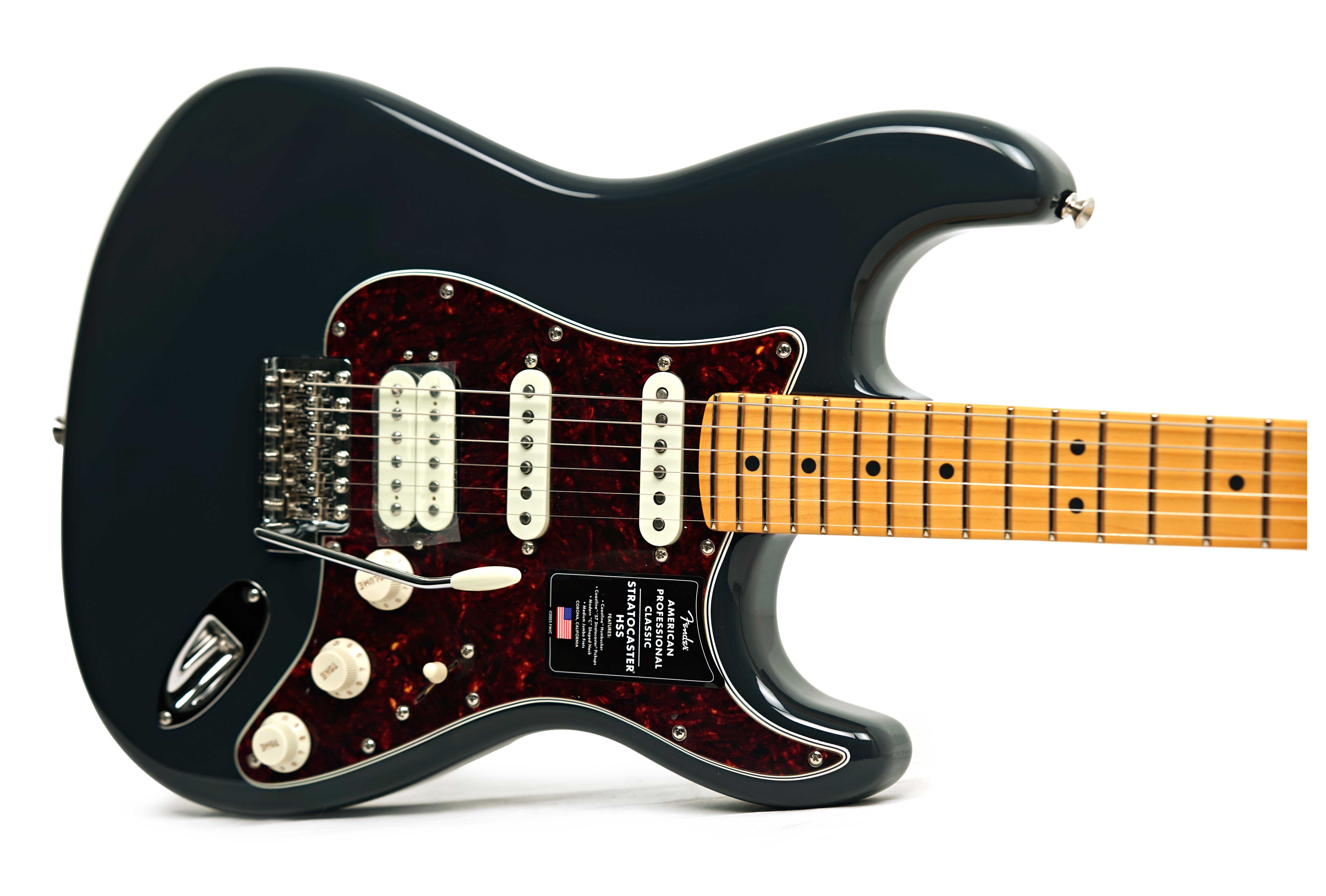 Fender American Professional Classic Stratocaster HSS Faded Black Maple Fingerboard (Ex-Demo) #US25111705