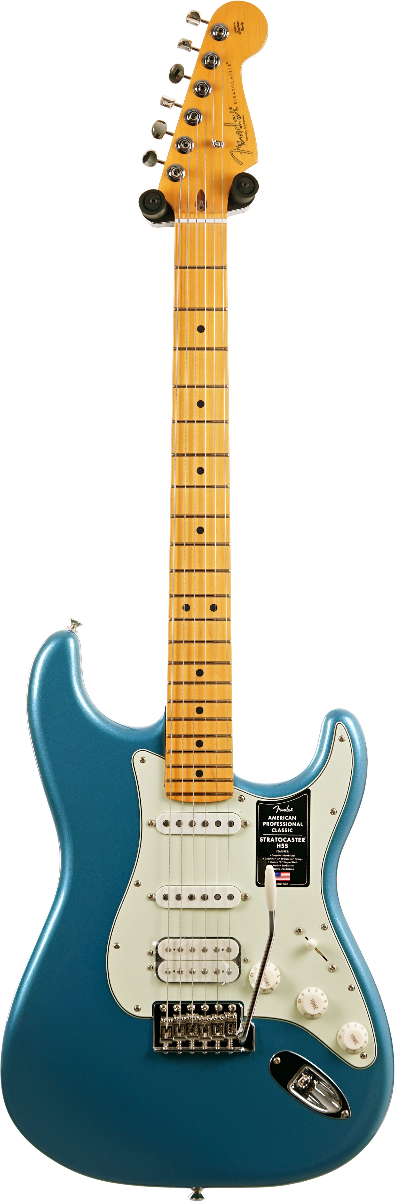 Fender American Professional Classic Stratocaster HSS Faded Lake Placid Blue Maple Fingerboard #US25092924