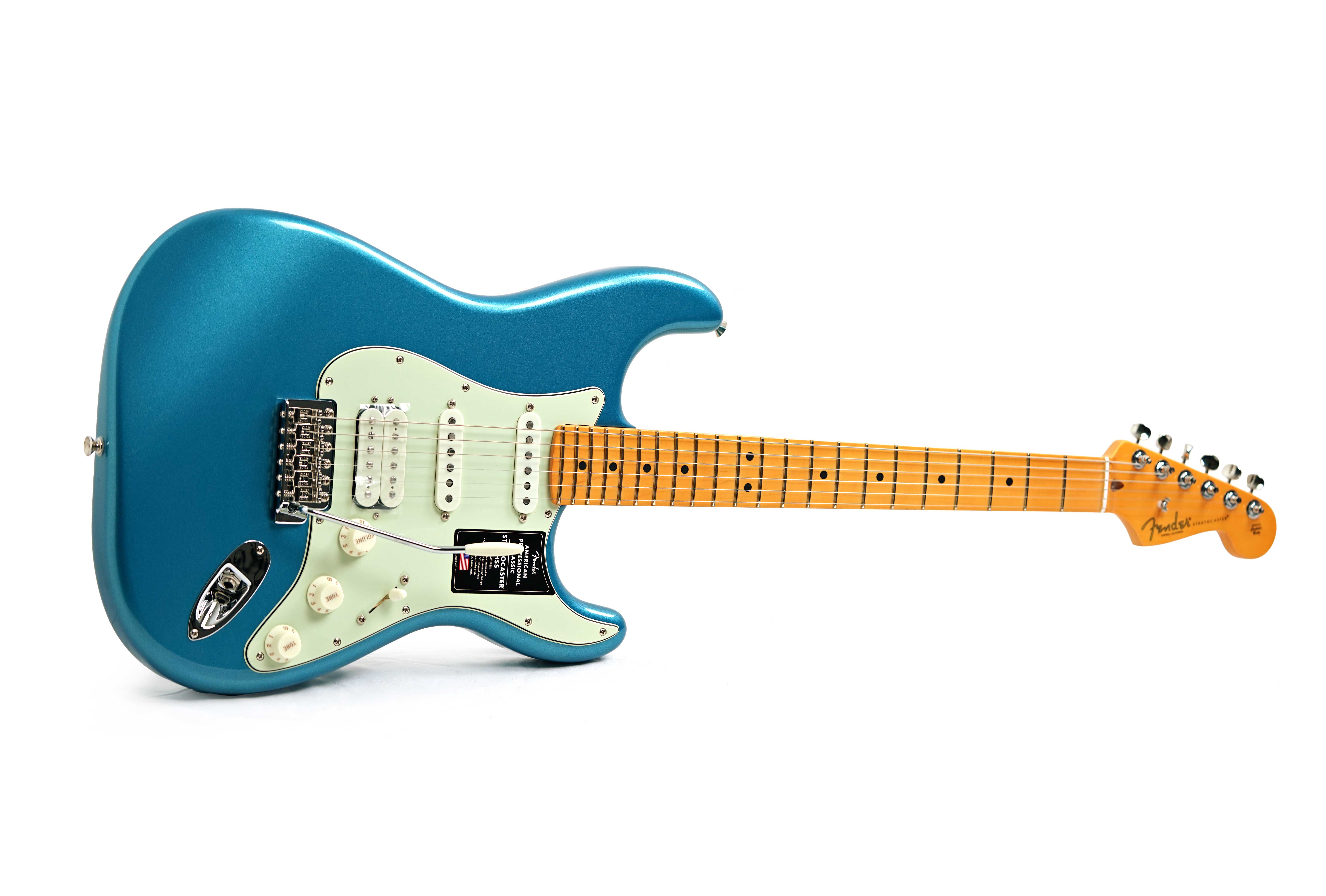 Fender American Professional Classic Stratocaster HSS Faded Lake Placid Blue Maple Fingerboard #US25092924