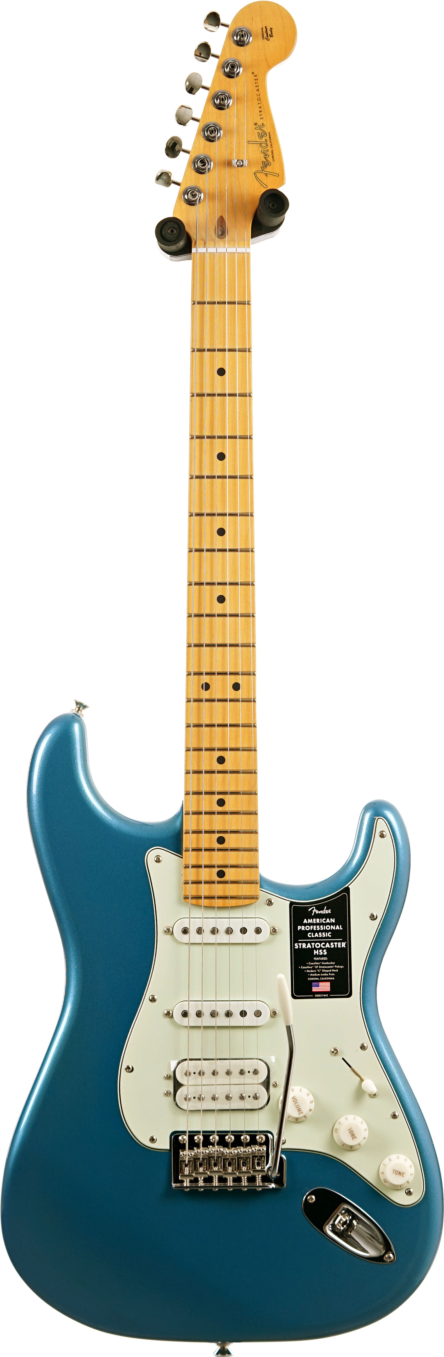 Fender American Professional Classic Stratocaster HSS Faded Lake Placid Blue Maple Fingerboard #US25089337