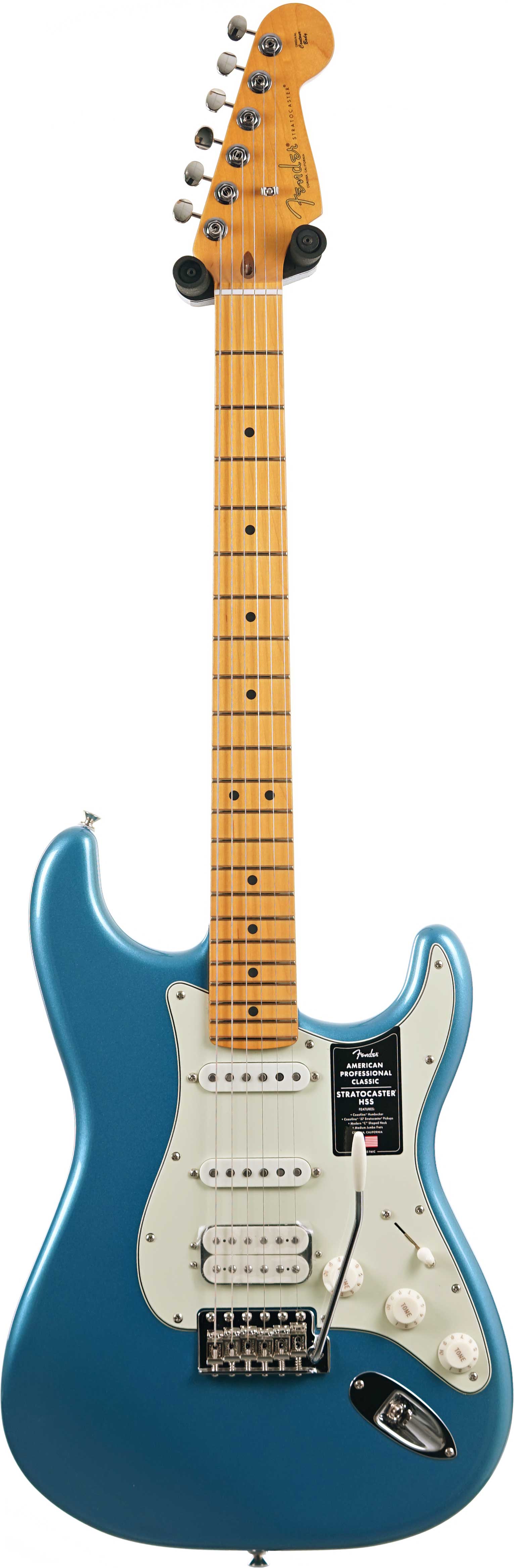 Fender American Professional Classic Stratocaster HSS Faded Lake Placid Blue Maple Fingerboard #US25092916