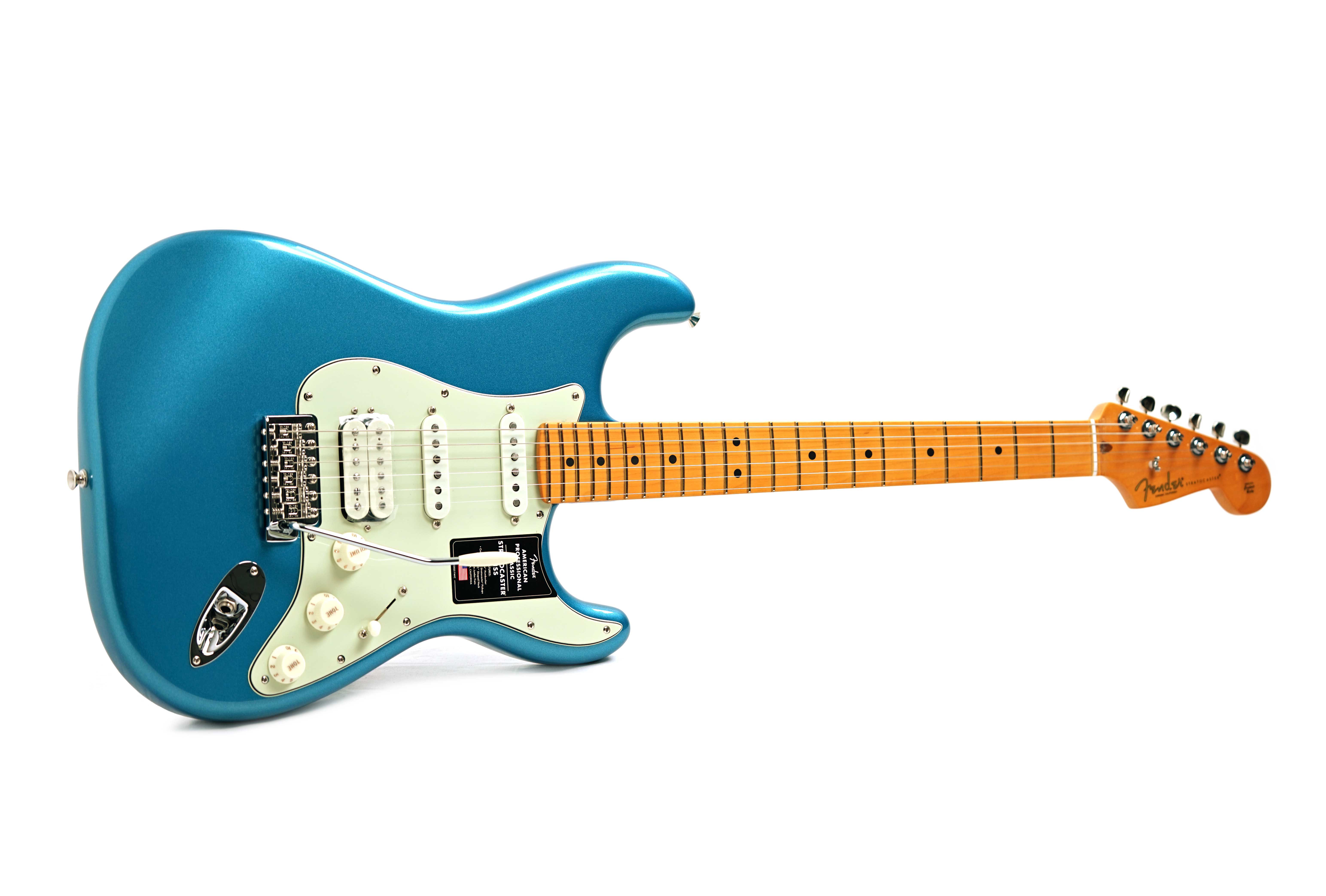 Fender American Professional Classic Stratocaster HSS Faded Lake Placid Blue Maple Fingerboard #US25092916