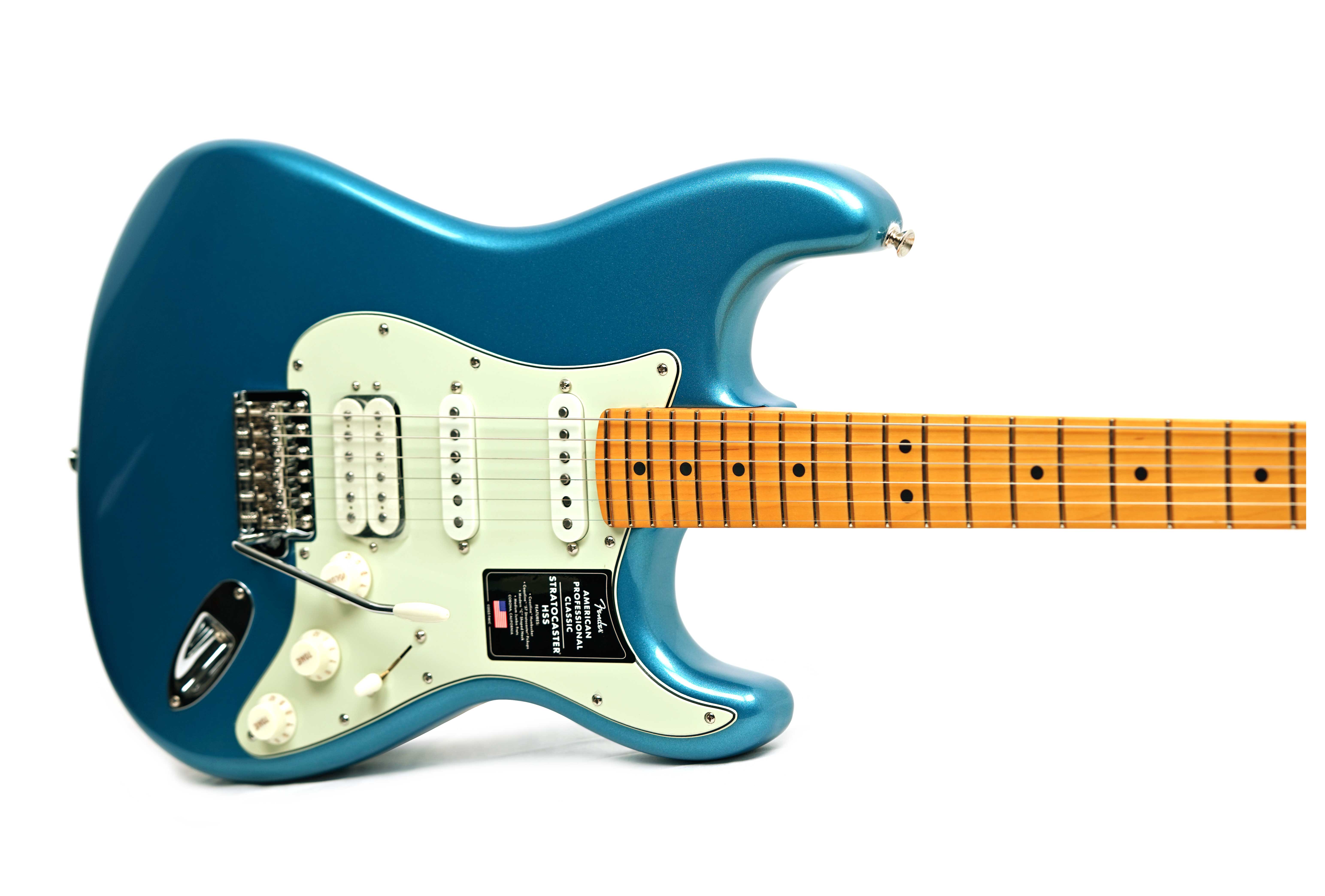 Fender American Professional Classic Stratocaster HSS Faded Lake Placid Blue Maple Fingerboard #US25092916