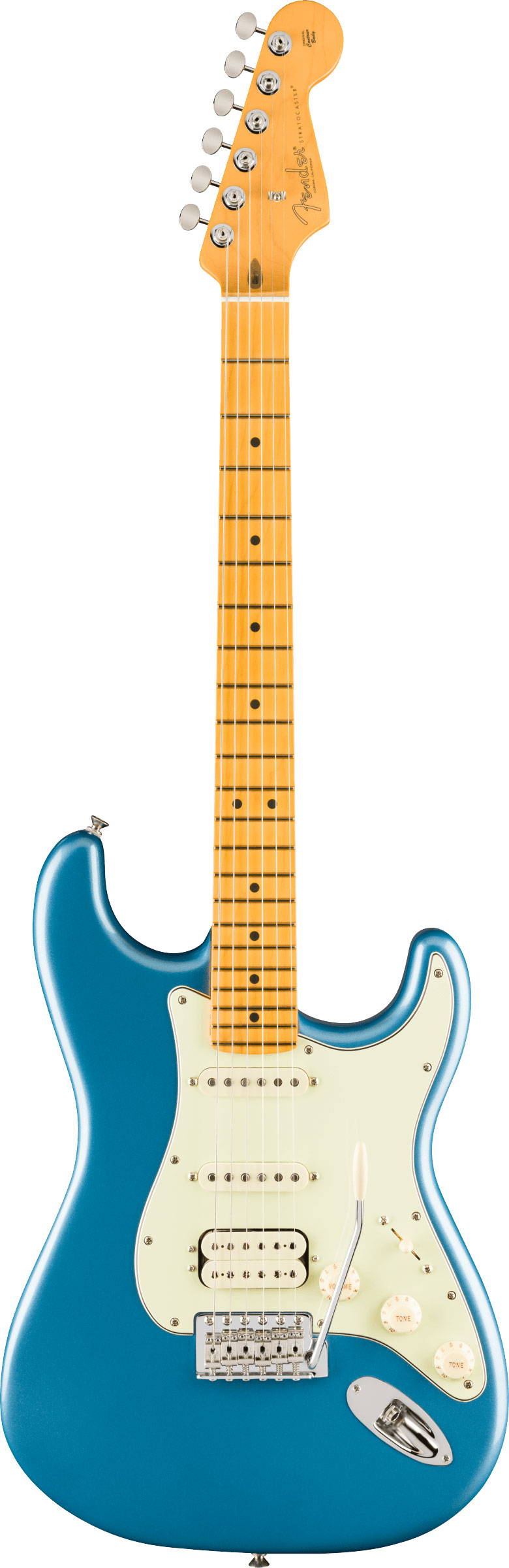Fender American Professional Classic Stratocaster HSS Faded Lake Placid Blue Maple Fingerboard
