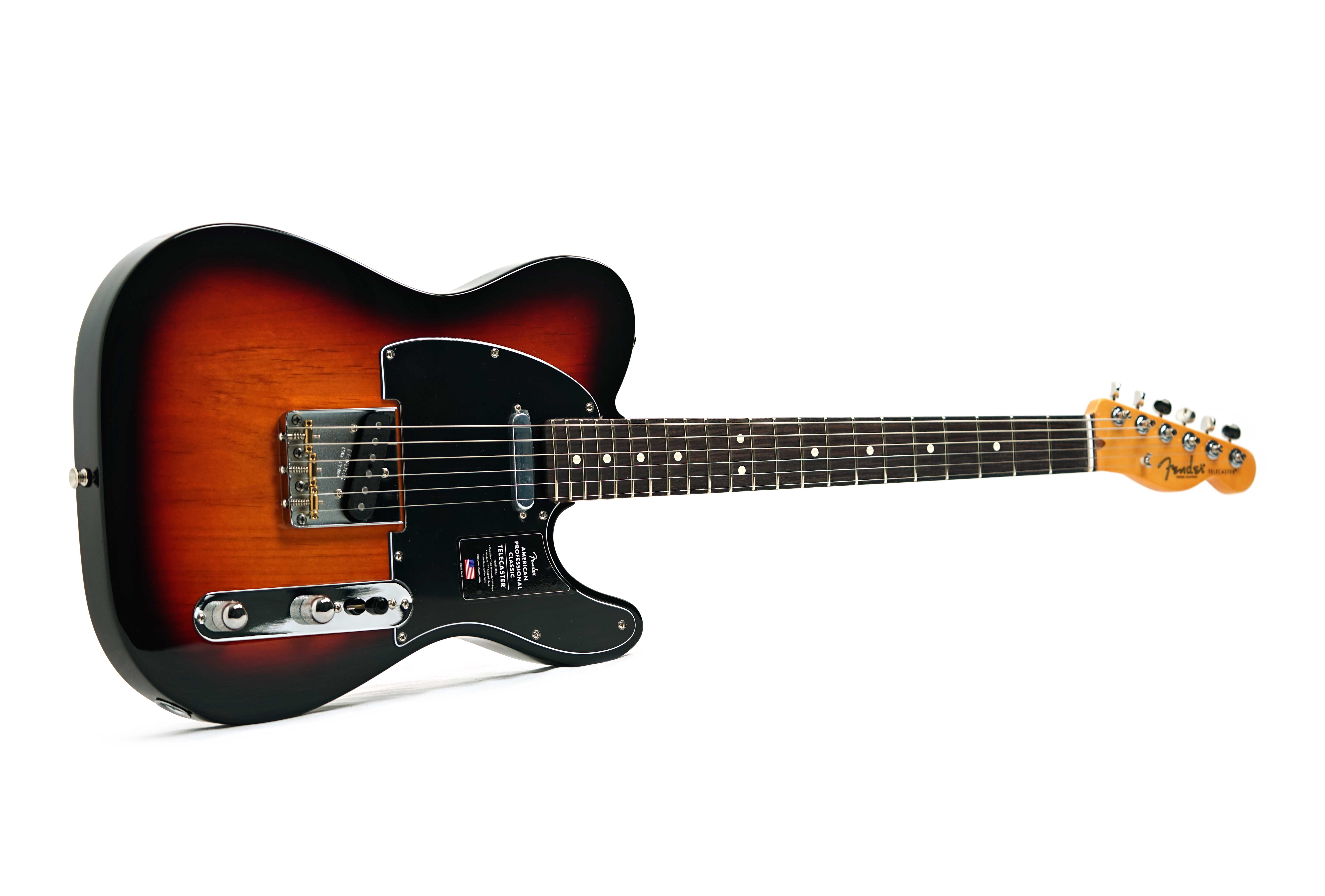 Fender American Professional Classic Telecaster 3-Colour Sunburst Rosewood Fingerboard #US25039277