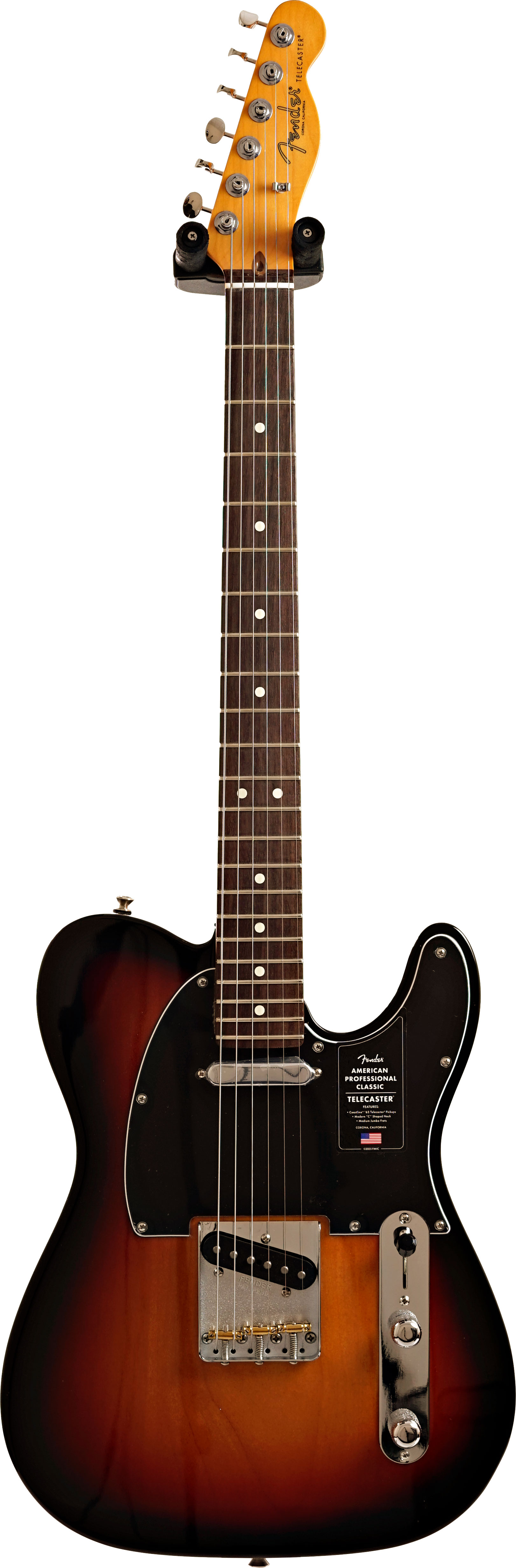 Fender American Professional Classic Telecaster 3-Colour Sunburst Rosewood Fingerboard #US25057983