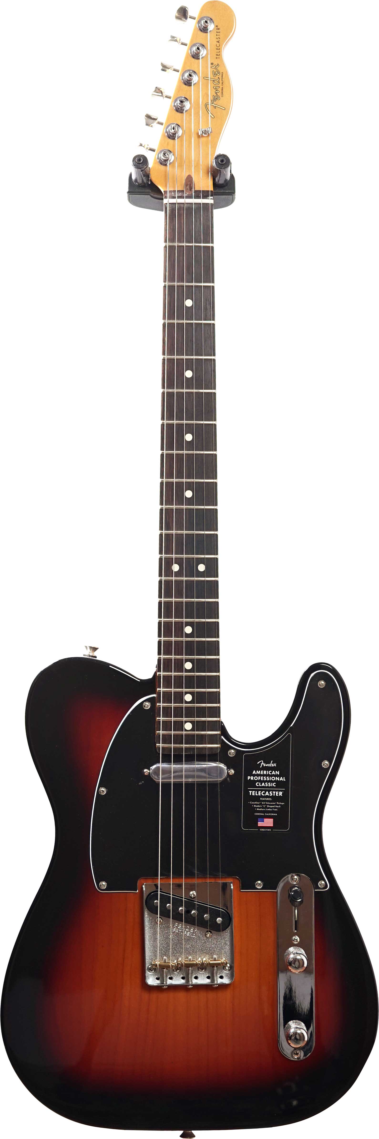 Fender American Professional Classic Telecaster 3-Colour Sunburst Rosewood Fingerboard #US25107258