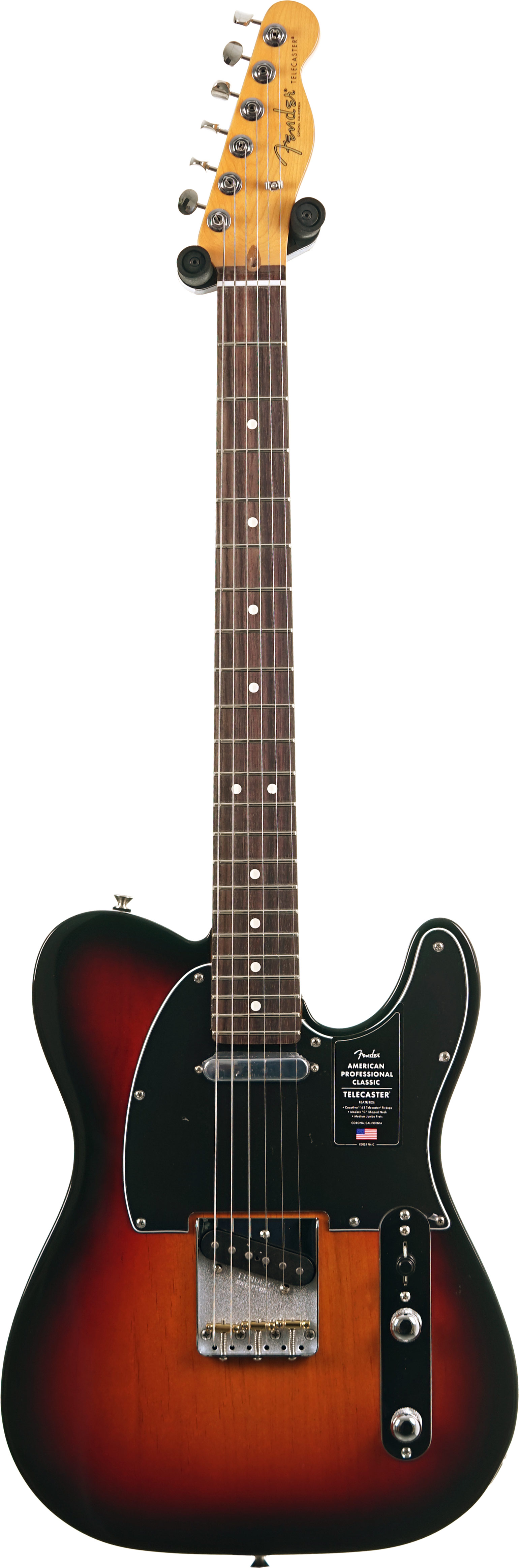 Fender American Professional Classic Telecaster 3-Colour Sunburst Rosewood Fingerboard #US25103369