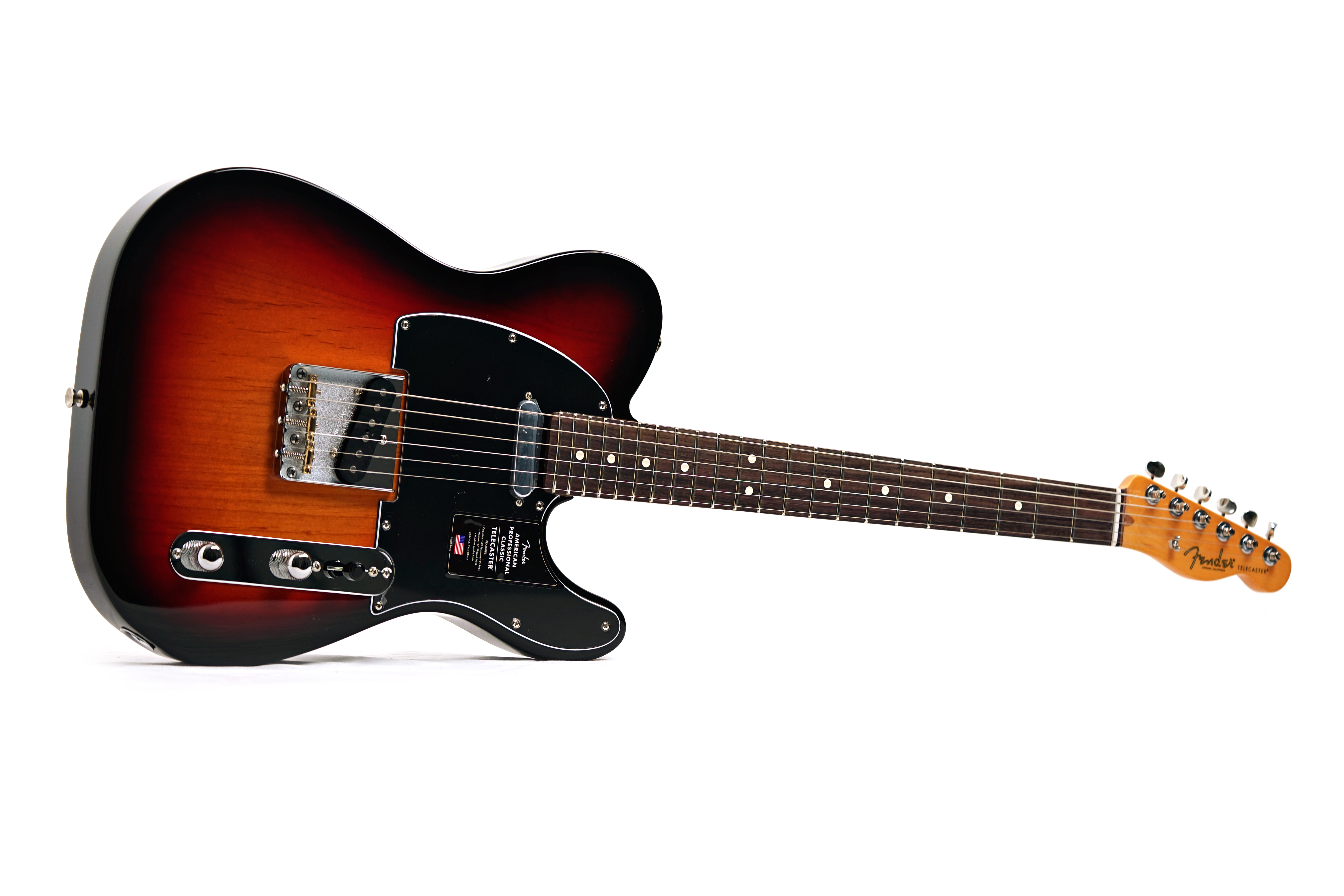 Fender American Professional Classic Telecaster 3-Colour Sunburst Rosewood Fingerboard #US25103369