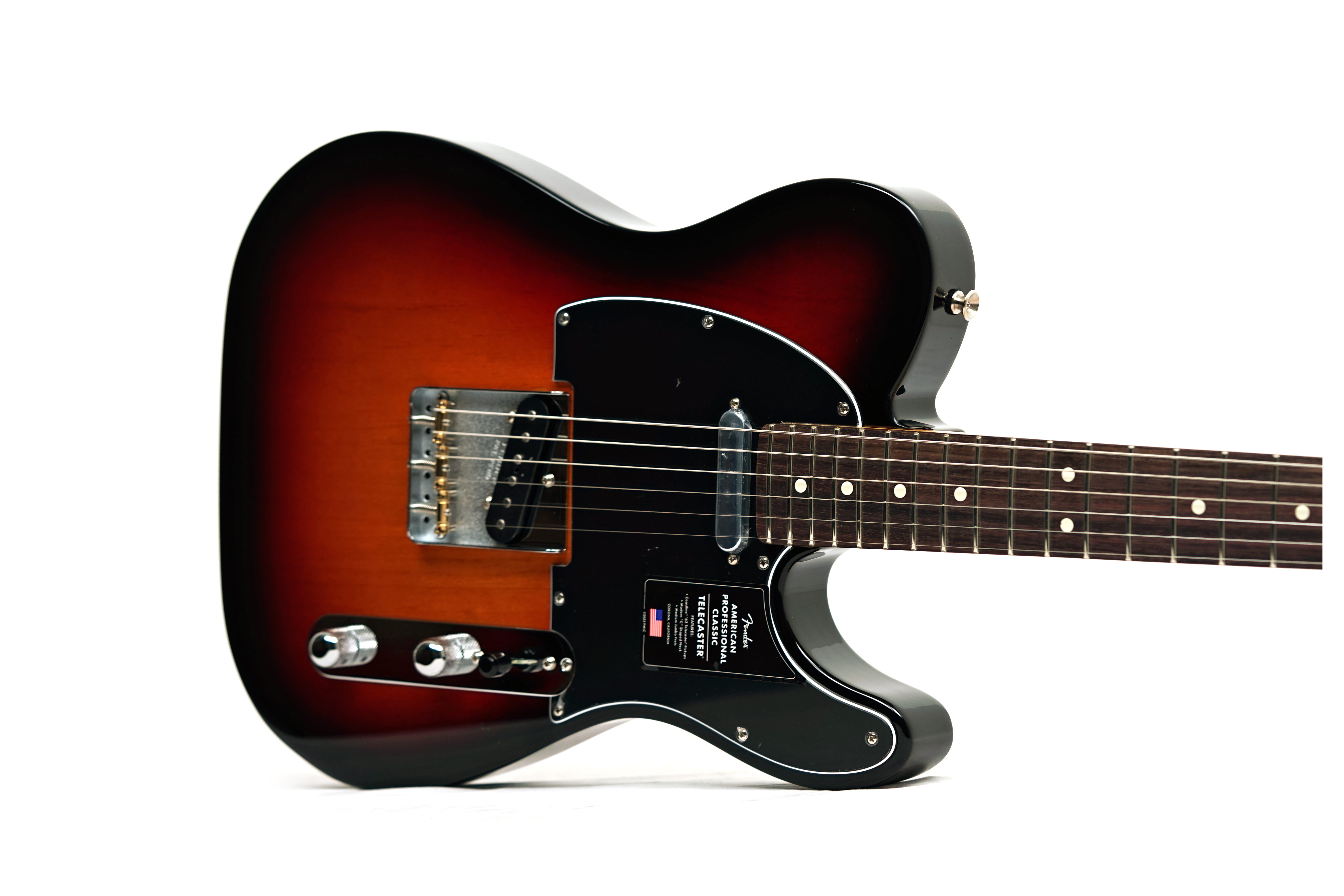 Fender American Professional Classic Telecaster 3-Colour Sunburst Rosewood Fingerboard #US25103369
