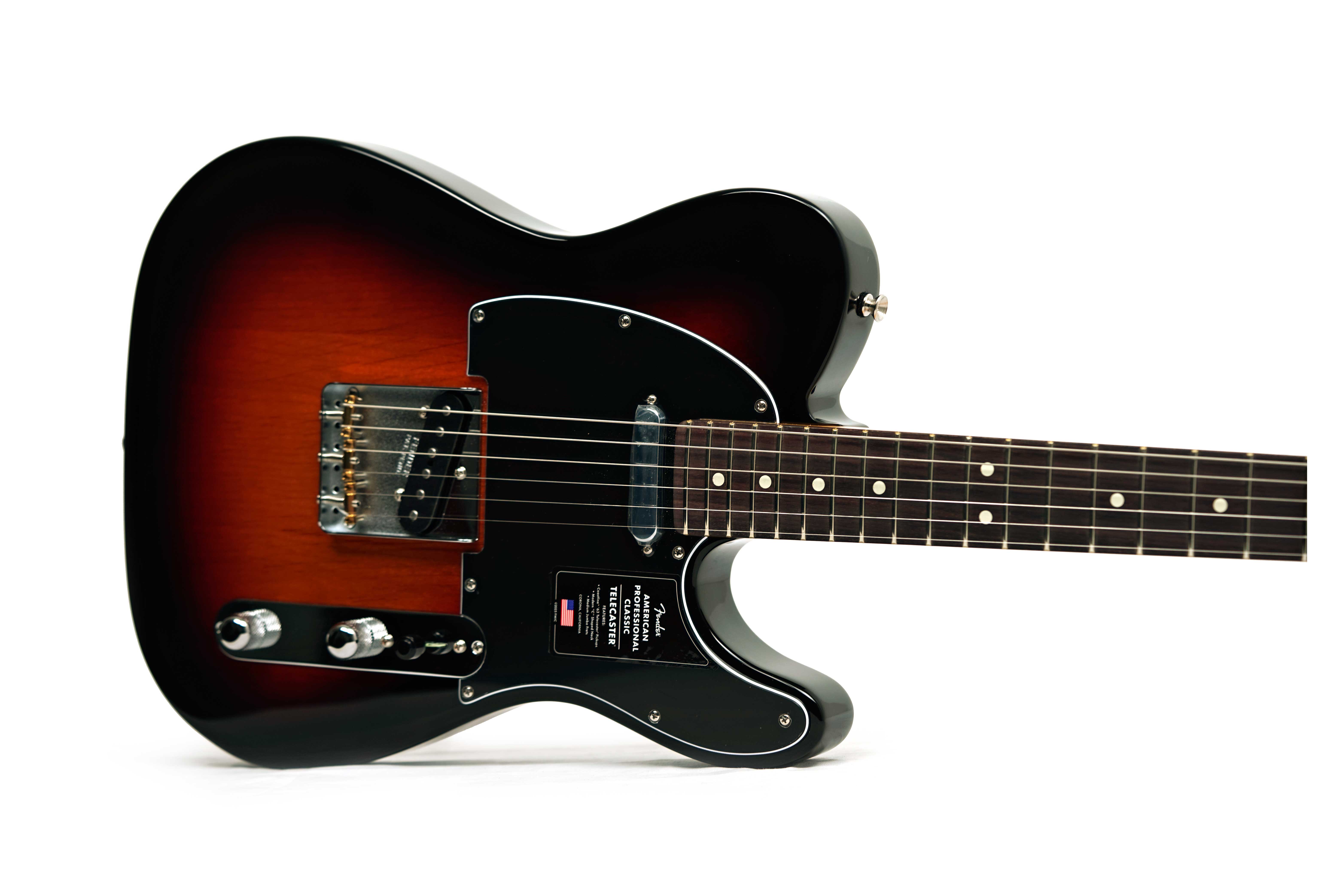 Fender American Professional Classic Telecaster 3-Colour Sunburst Rosewood Fingerboard (Nearly New) #US25098413